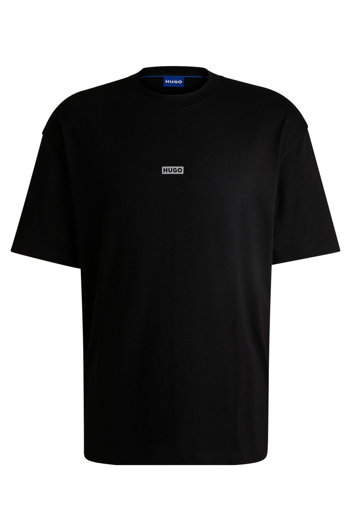 Loose-fit T-shirt in cotton with rear logo artwork Product Image