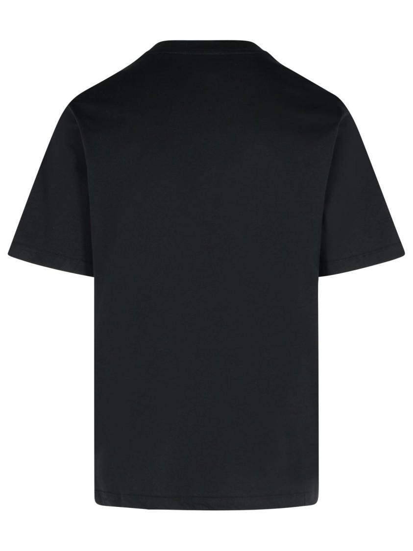 AMIRI Black Cotton T-shirt With Bold Logo Statement Product Image