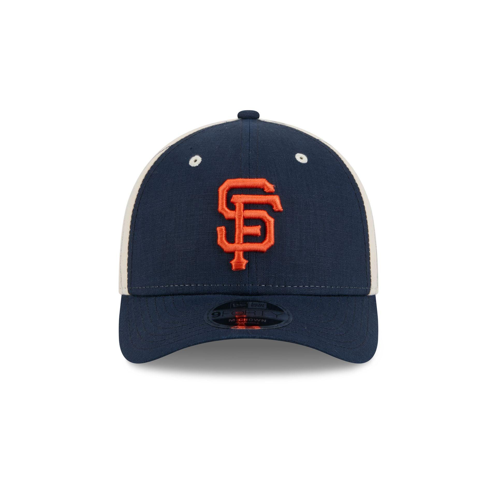 San Francisco Giants Linen 9FORTY M-Crown Snapback Hat Male Product Image