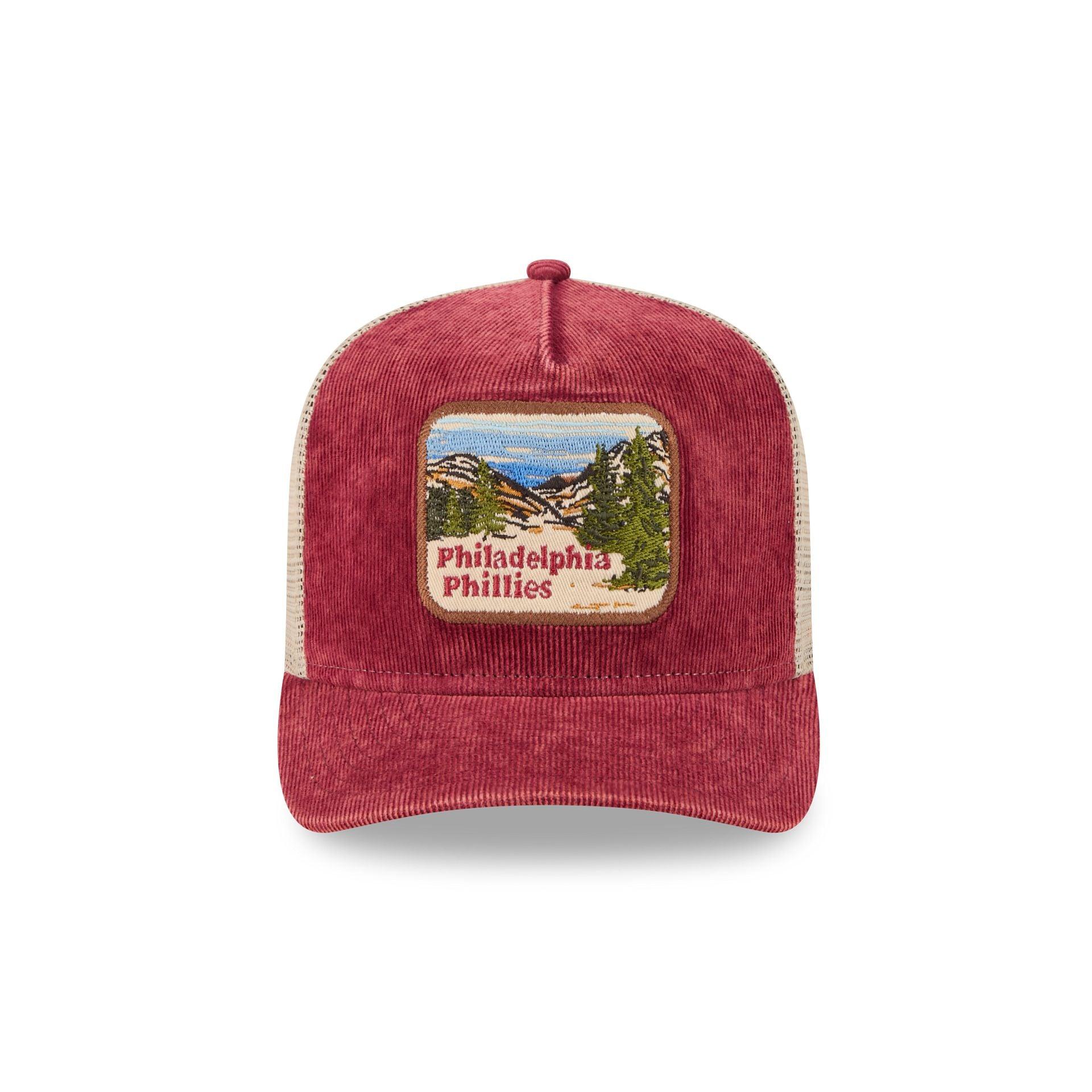 Philadelphia Phillies Vintage Landscape 9FIFTY A-Frame Trucker Hat Male Product Image