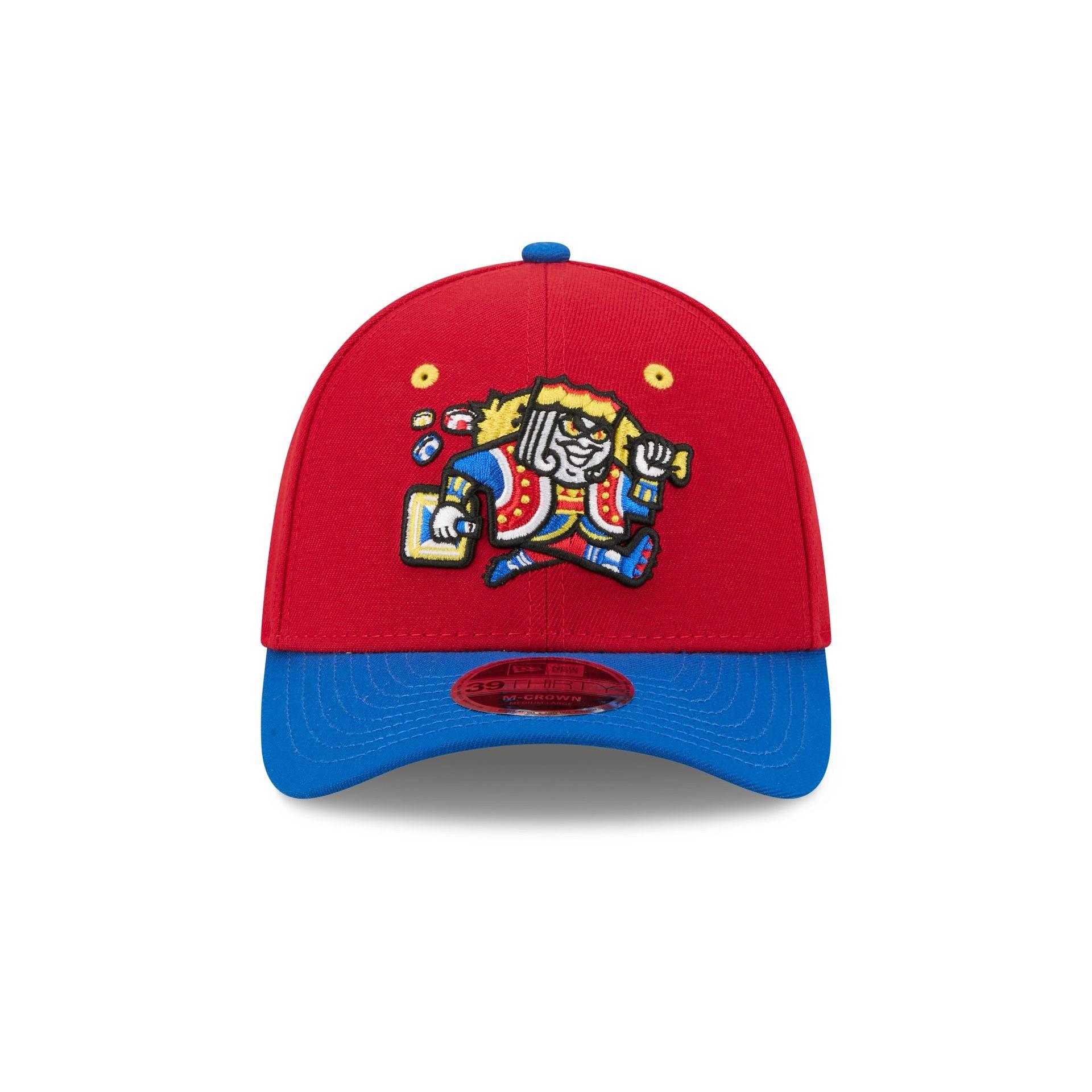 Durham Bulls Theme Night Navy 39THIRTY M-Crown Stretch Fit Hat Male Product Image
