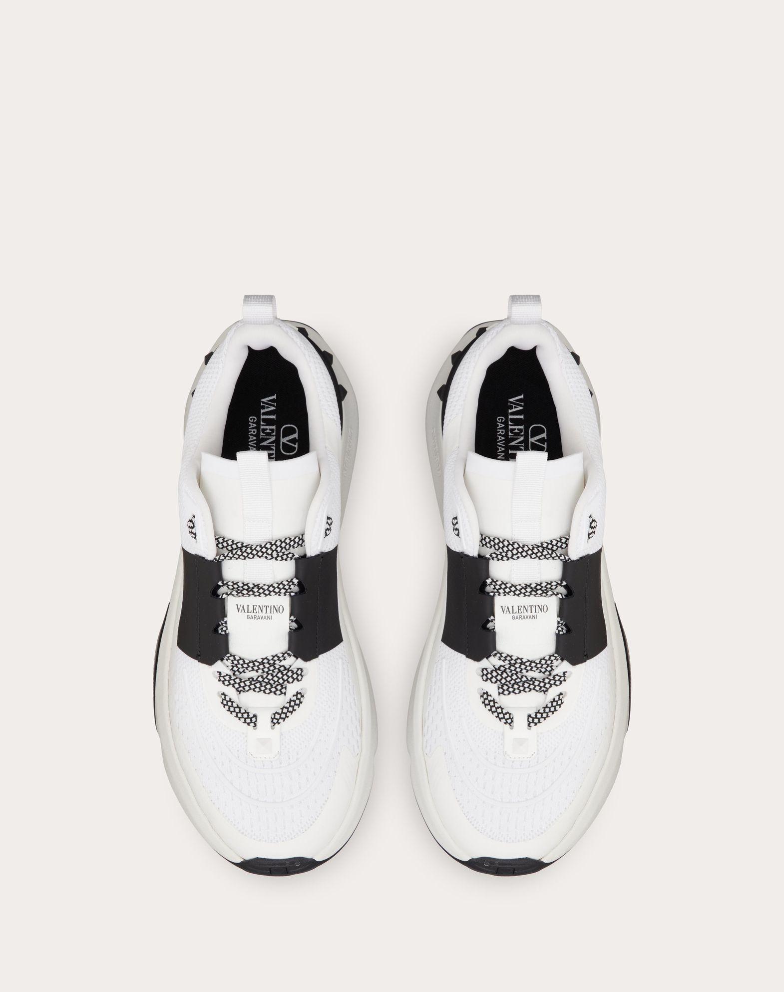 True Act Low Top Sneaker In Mesh And Rubberized Fabric Product Image