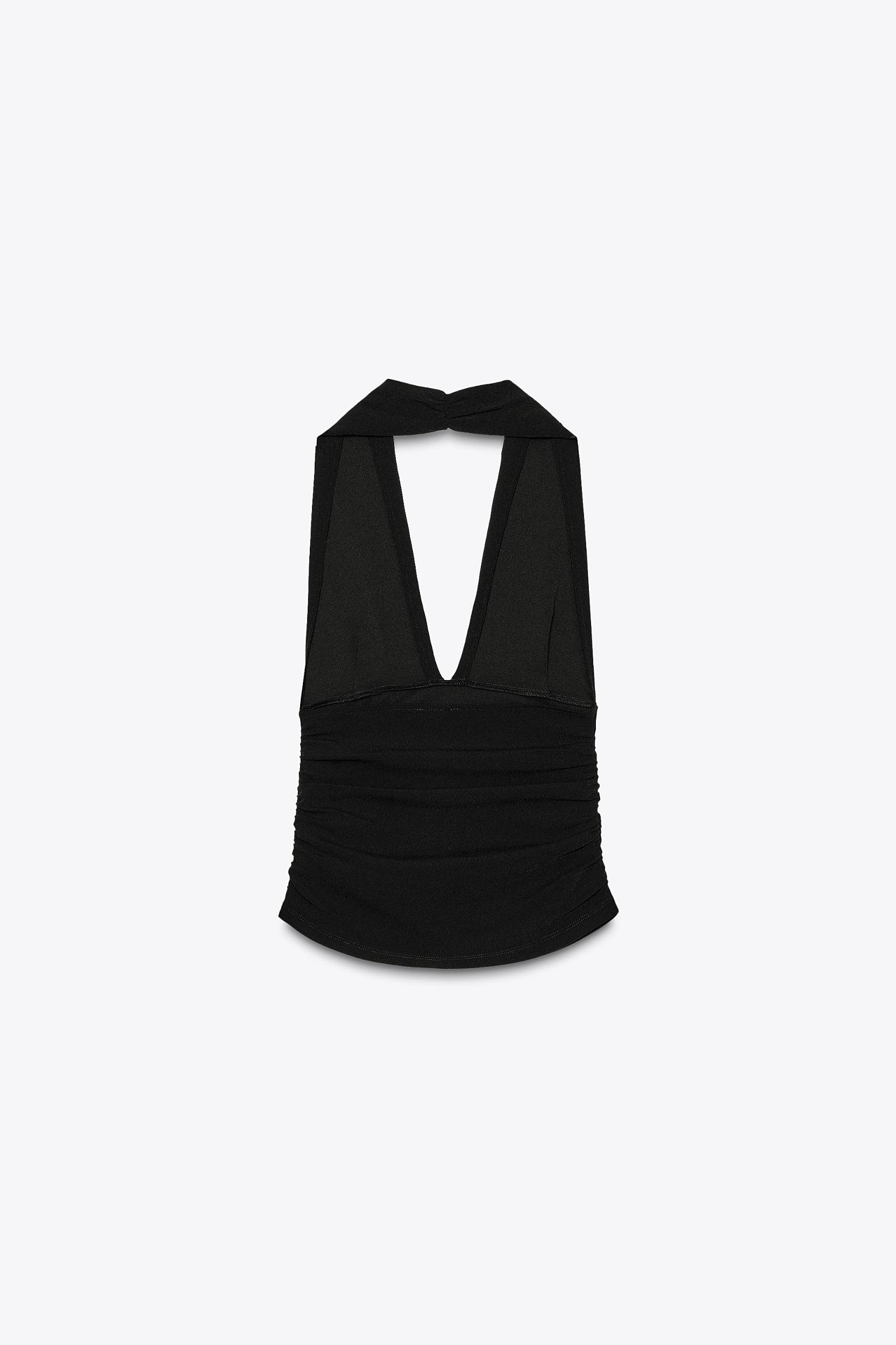 HALTER RUCHED TOP Product Image