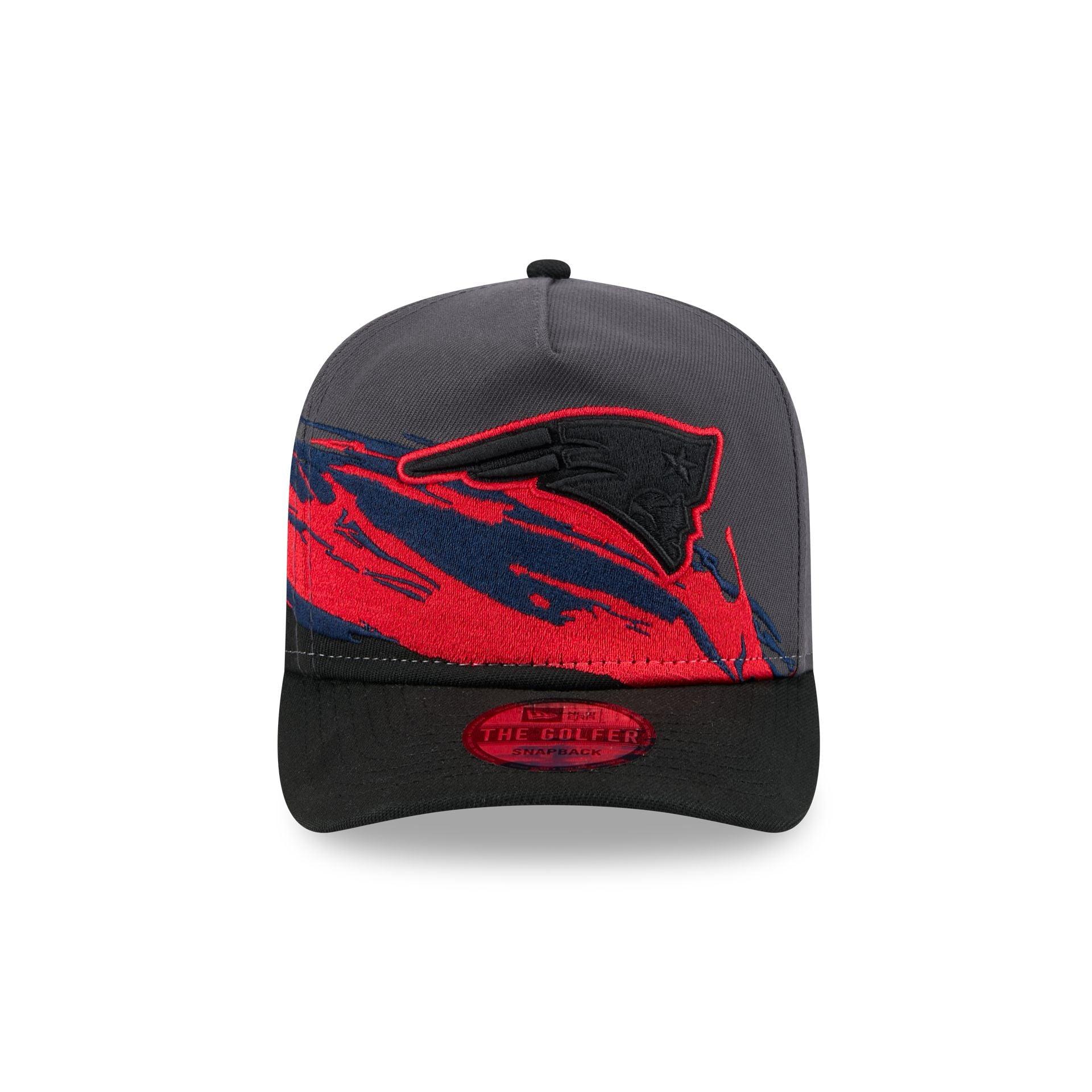 New England Patriots Graphite Brushstroke Golfer Hat Male Product Image