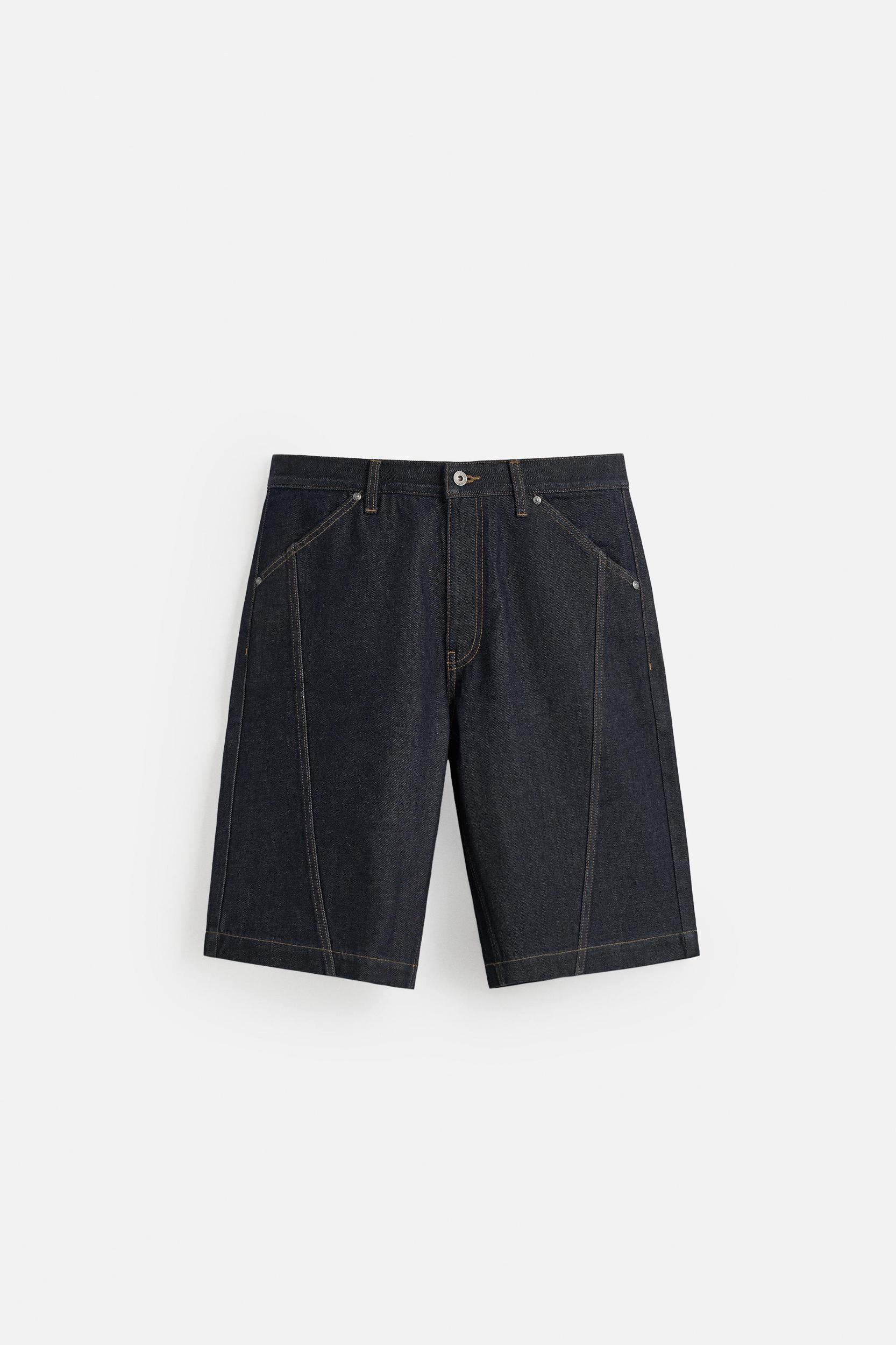 BAGGY FIT DENIM SHORTS Product Image