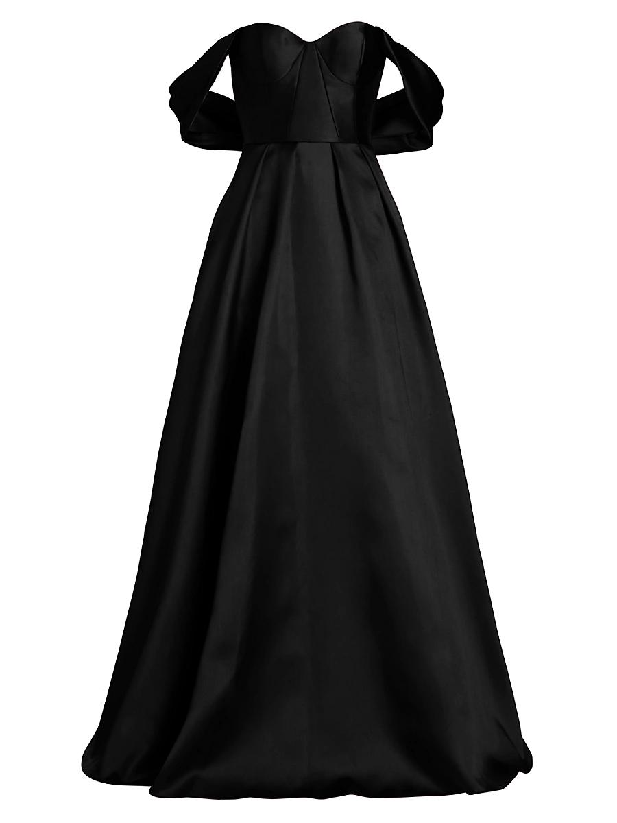 Womens Bridesmaids Viktor Off-The-Shoulder Gown Product Image