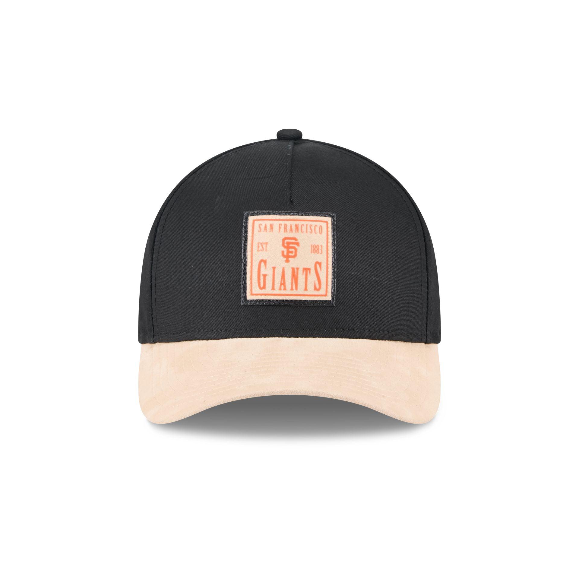 San Francisco Giants Suede Patch 9FORTY M-Crown A-Frame Adjustable Hat Male Product Image