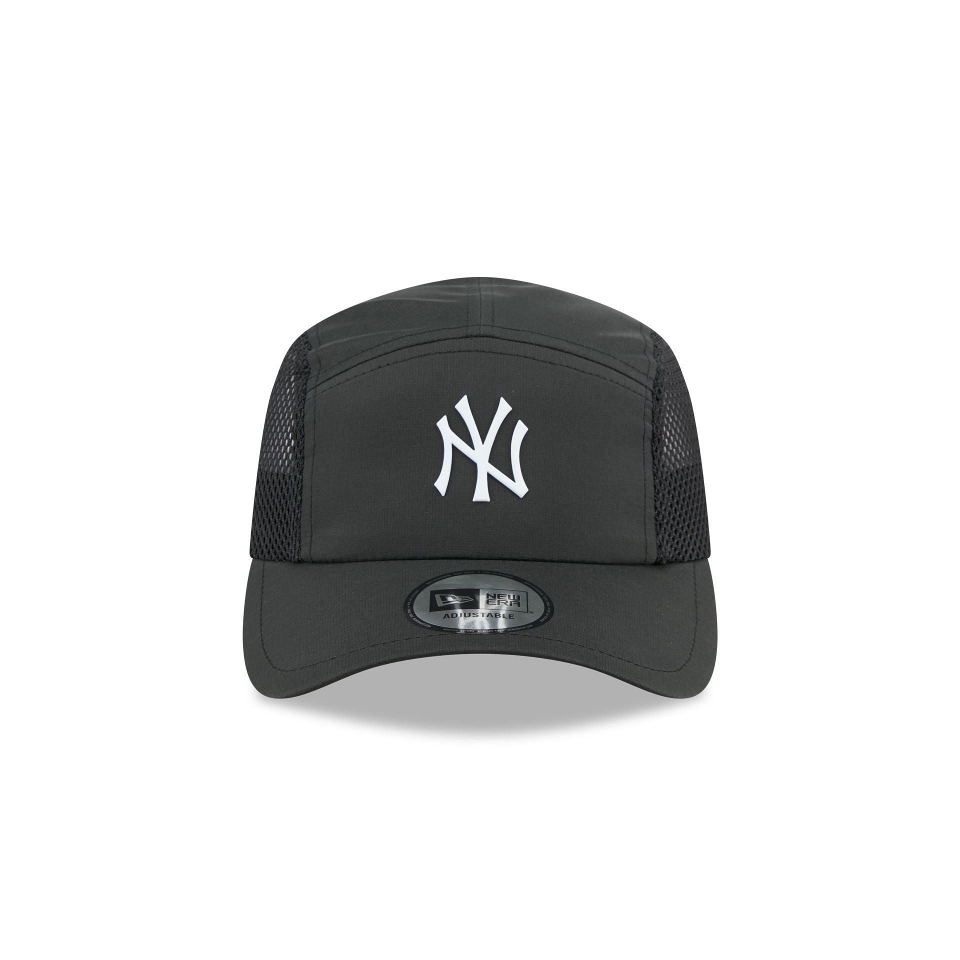 New York Yankees Black Poly Runner Adjustable Hat Male Product Image