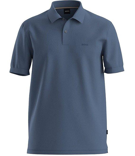 Hugo Boss BOSS Big & Tall Pallas Short Sleeve Cotton Polo Shirt Product Image