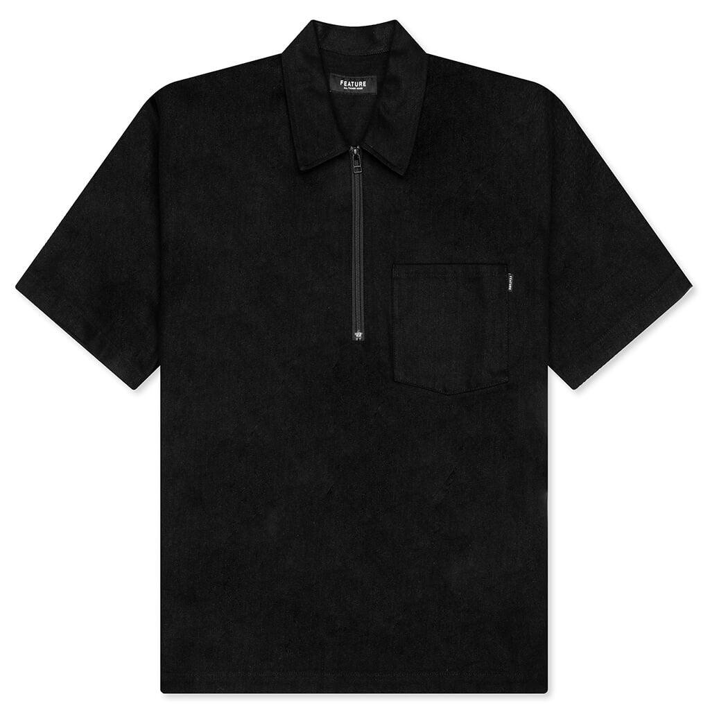 Miracle Academy S/S Silk Shirt - Black Male Product Image
