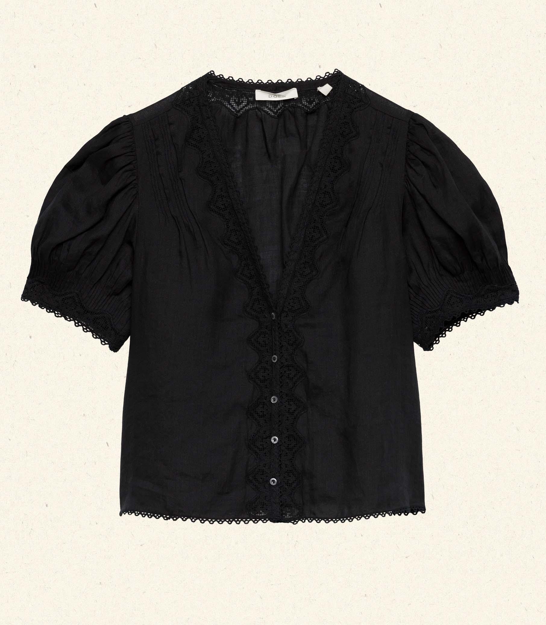 BRIGITTA TOP -- BLACK Product Image