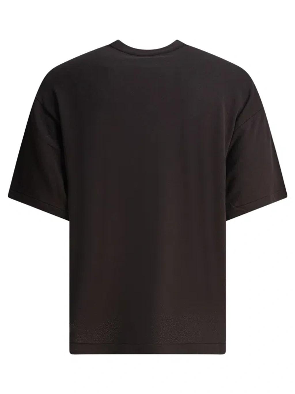 logo-embroidered cotton T-shirt Product Image