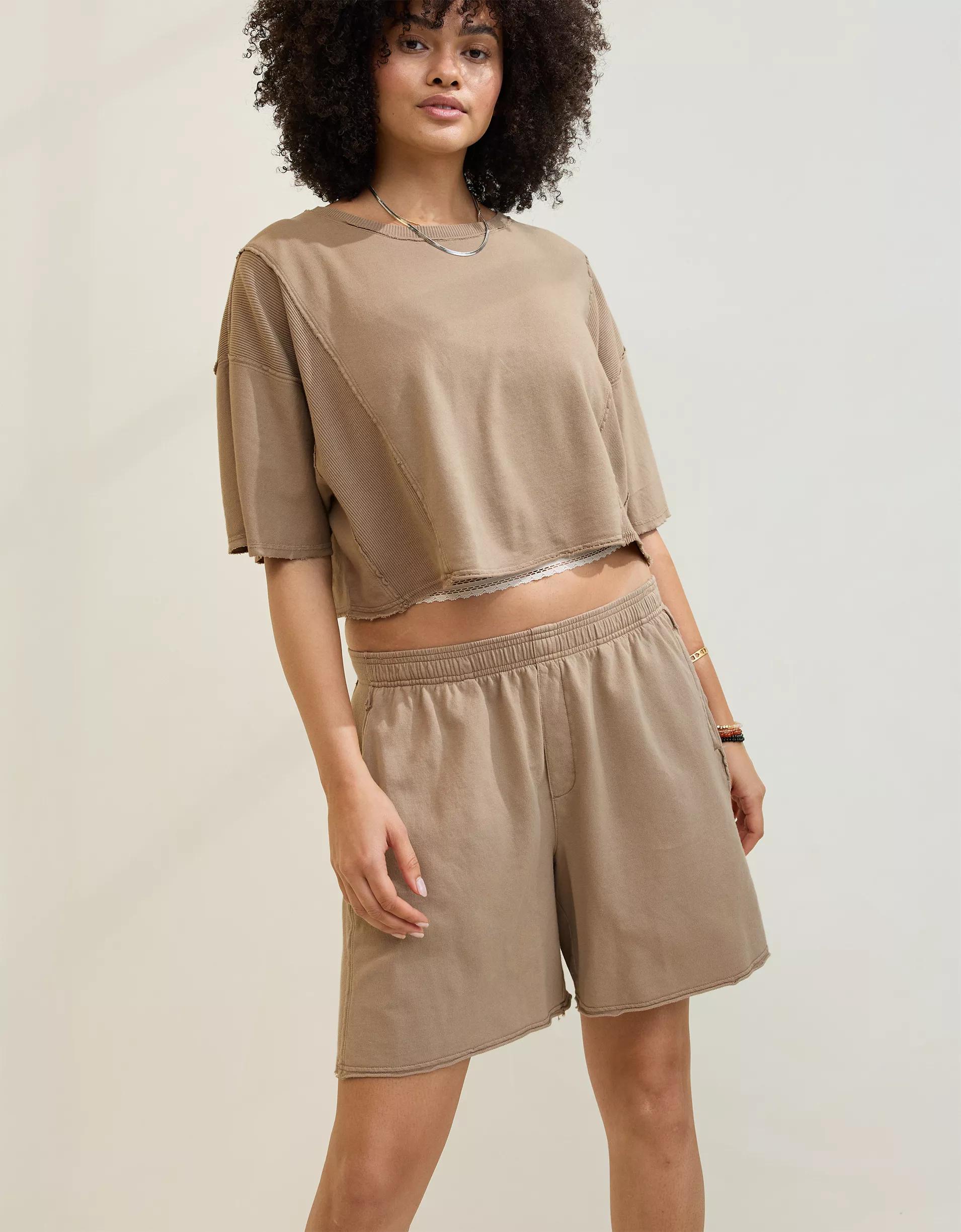 Aerie Let Loose Fleece Short Product Image