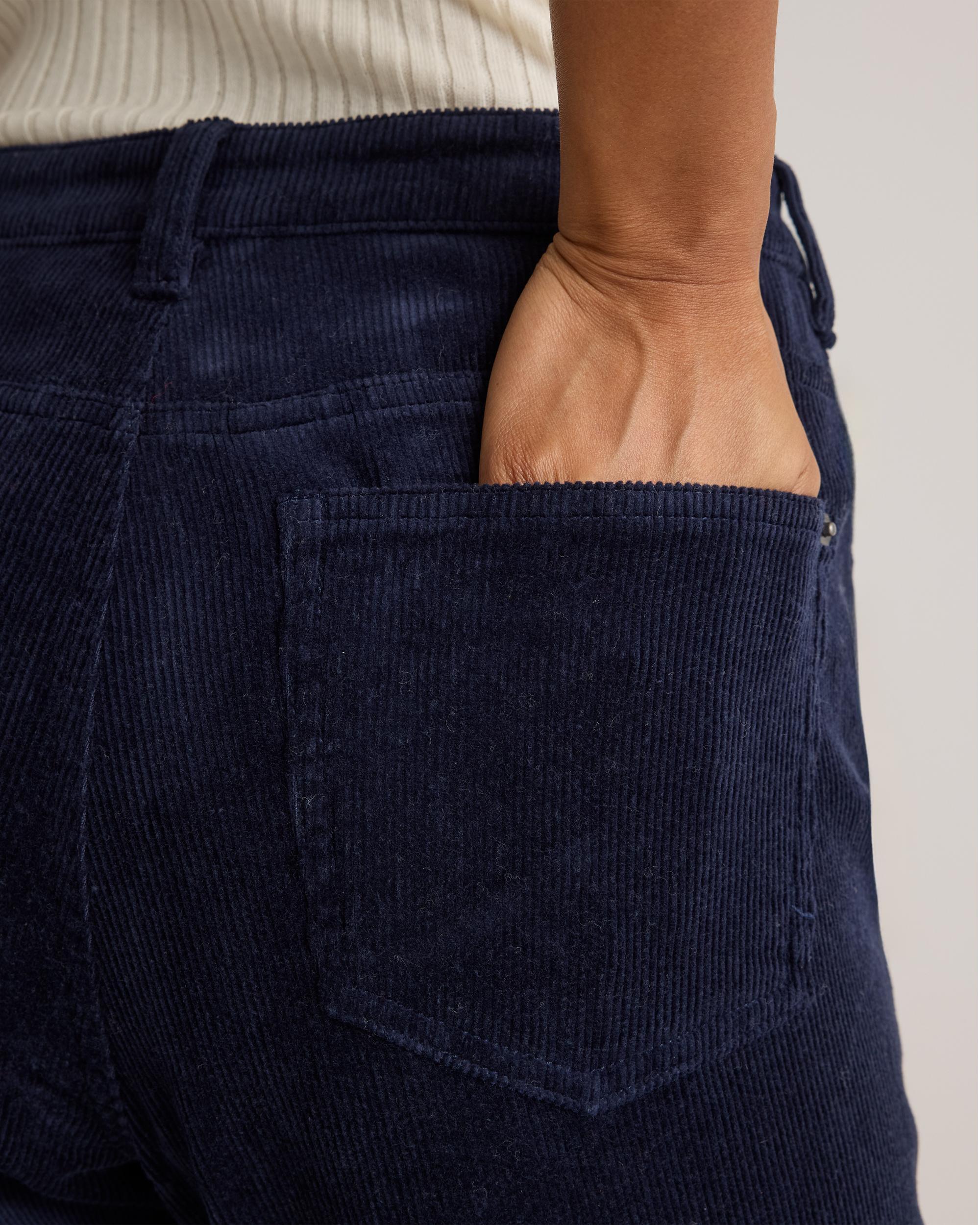 Quince | Women's Organic Stretch Corduroy Flare Pants Organic Cotton Product Image