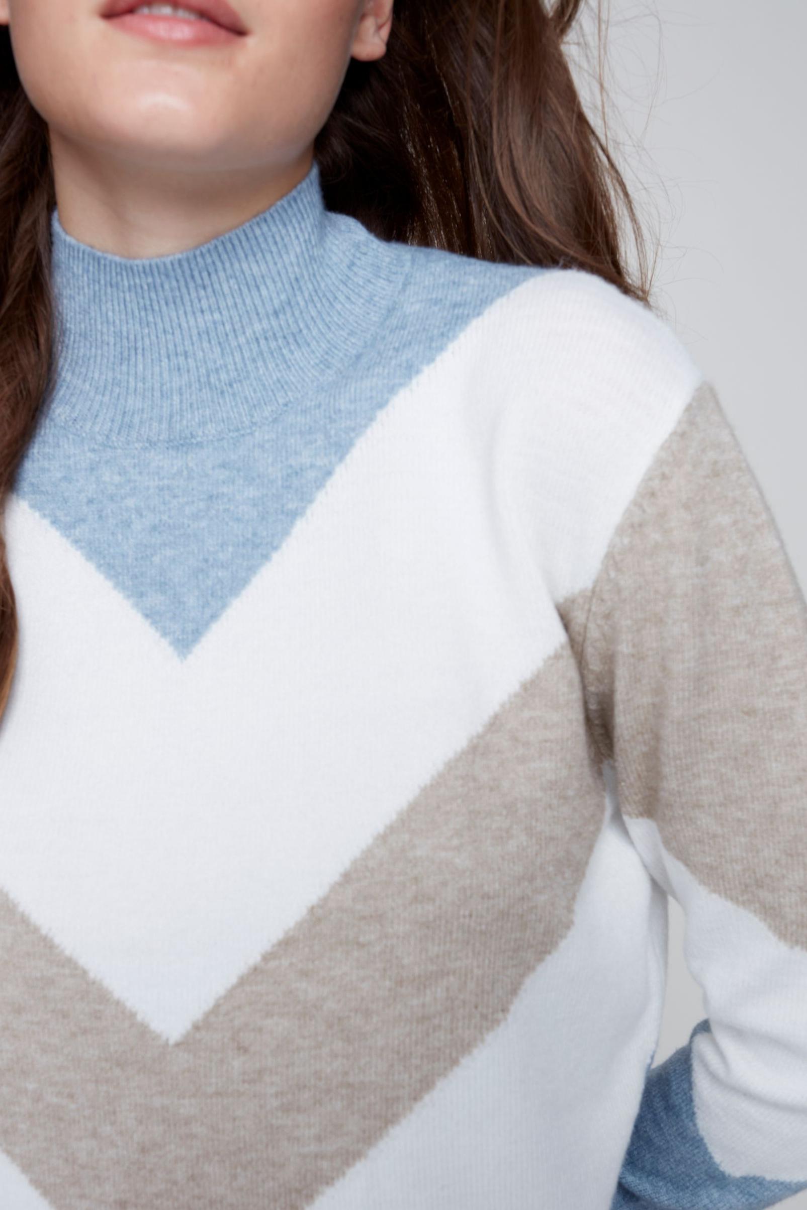 CHEVRON STRIPE SWEATER Product Image