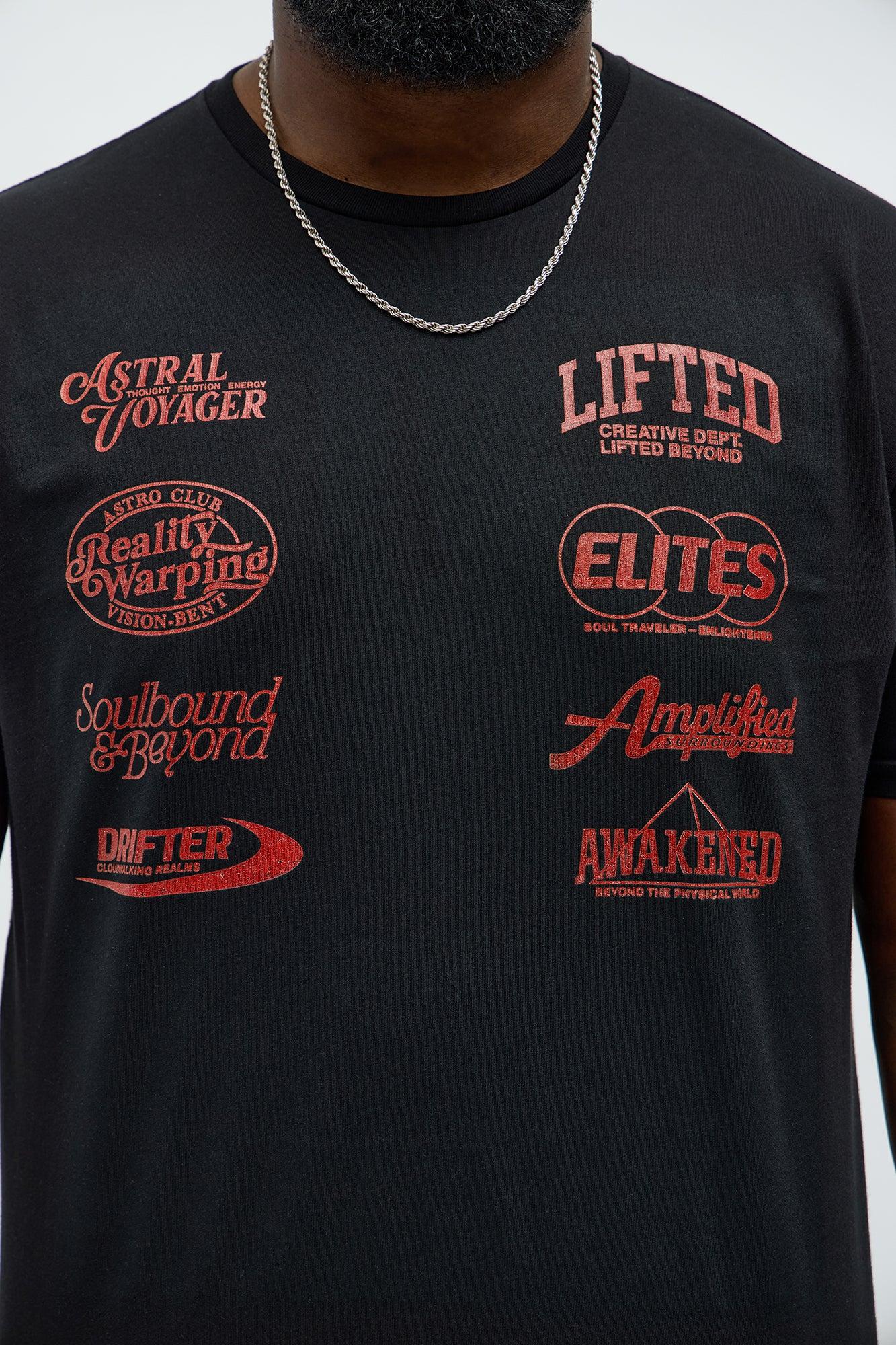 Lifted Soul Short Sleeve Tee - Black Male Product Image