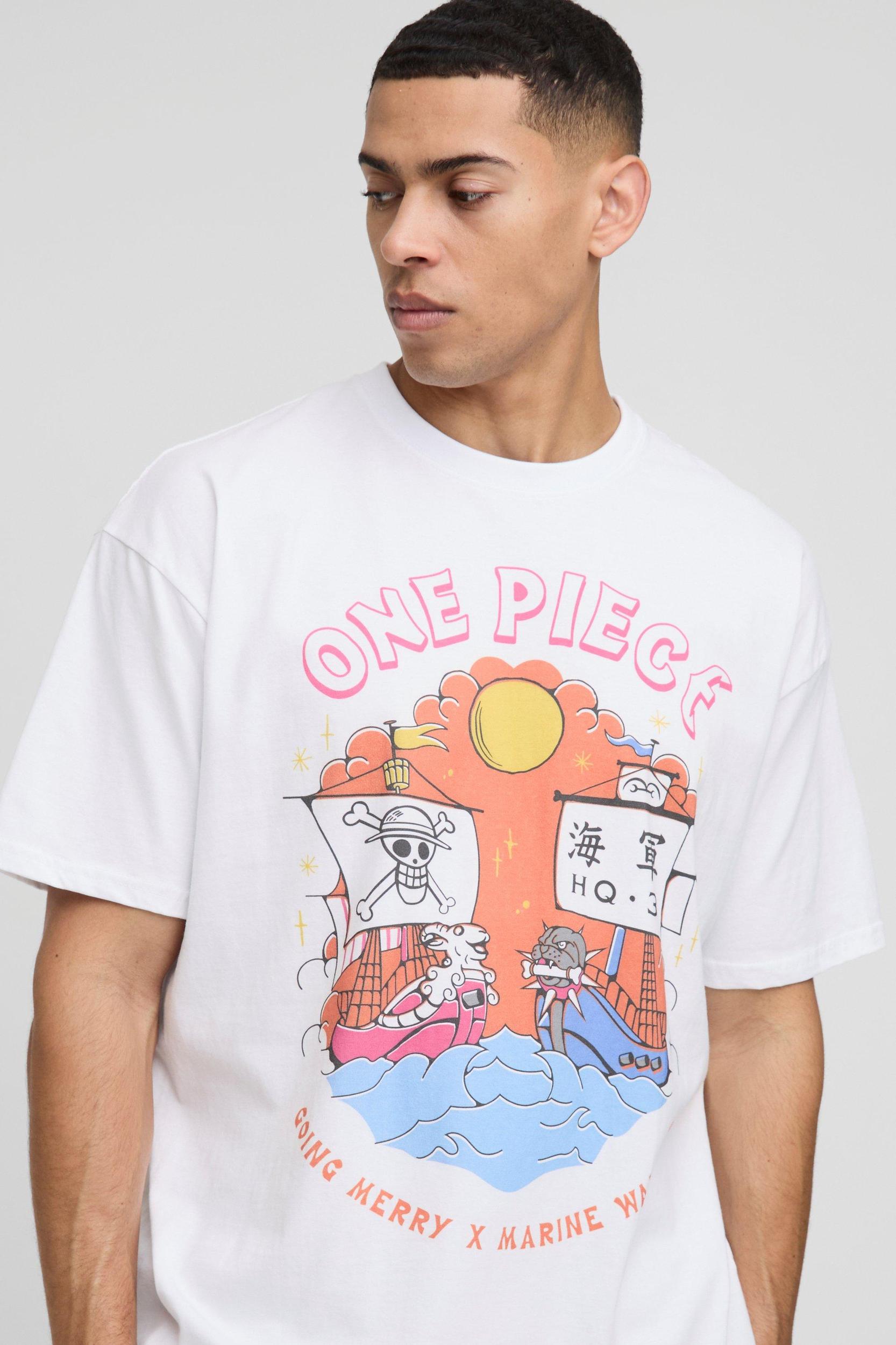 Oversized One Piece License Graphic T Shirt | boohooMAN USA Product Image