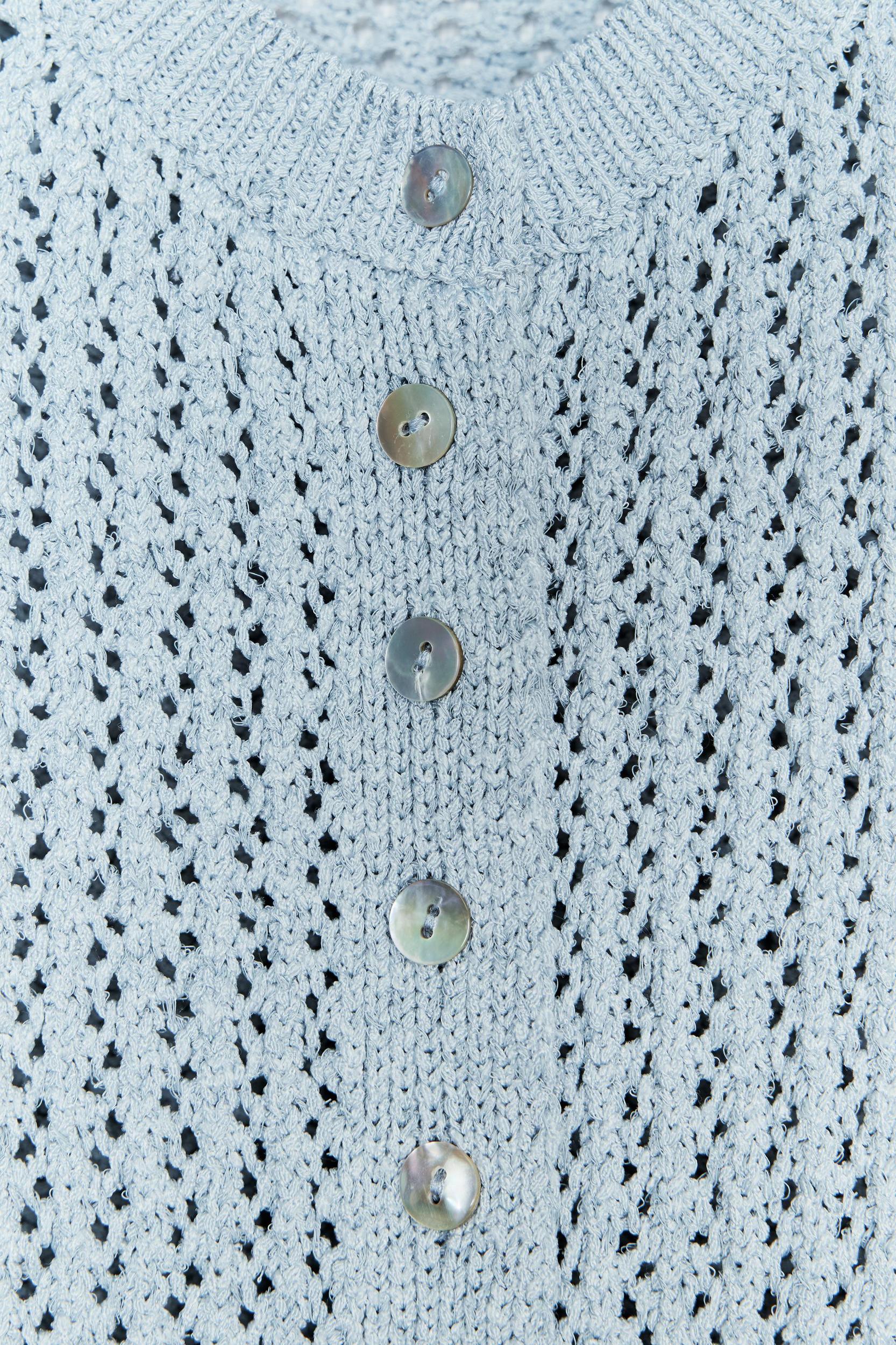 POINTELLE KNIT TOP Product Image