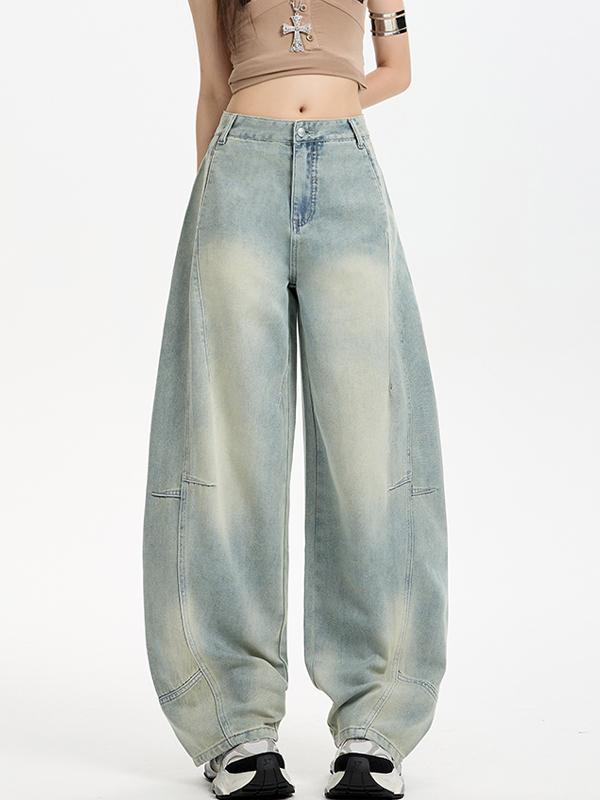 Loose Silhouette Boyfriend Jeans Product Image