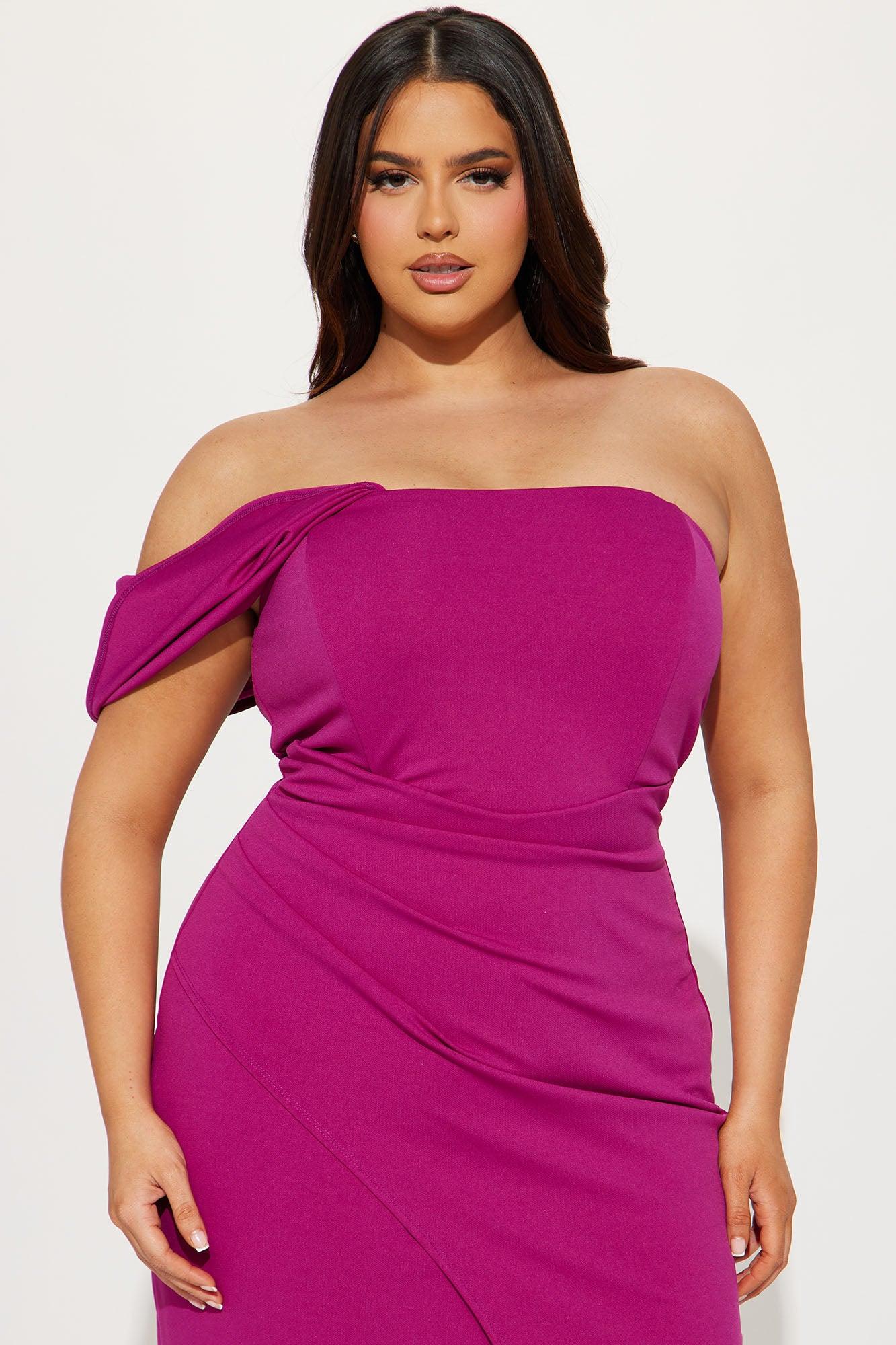 Camilla Midi Dress - Magenta Product Image