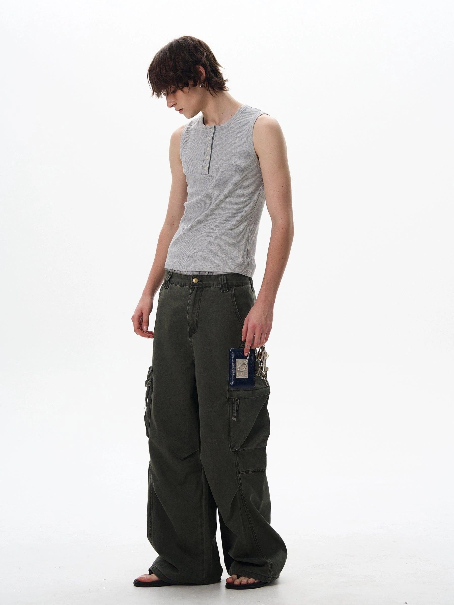 RT No. 18047 WORKWEAR CARGO STRAIGHT PANTS Product Image