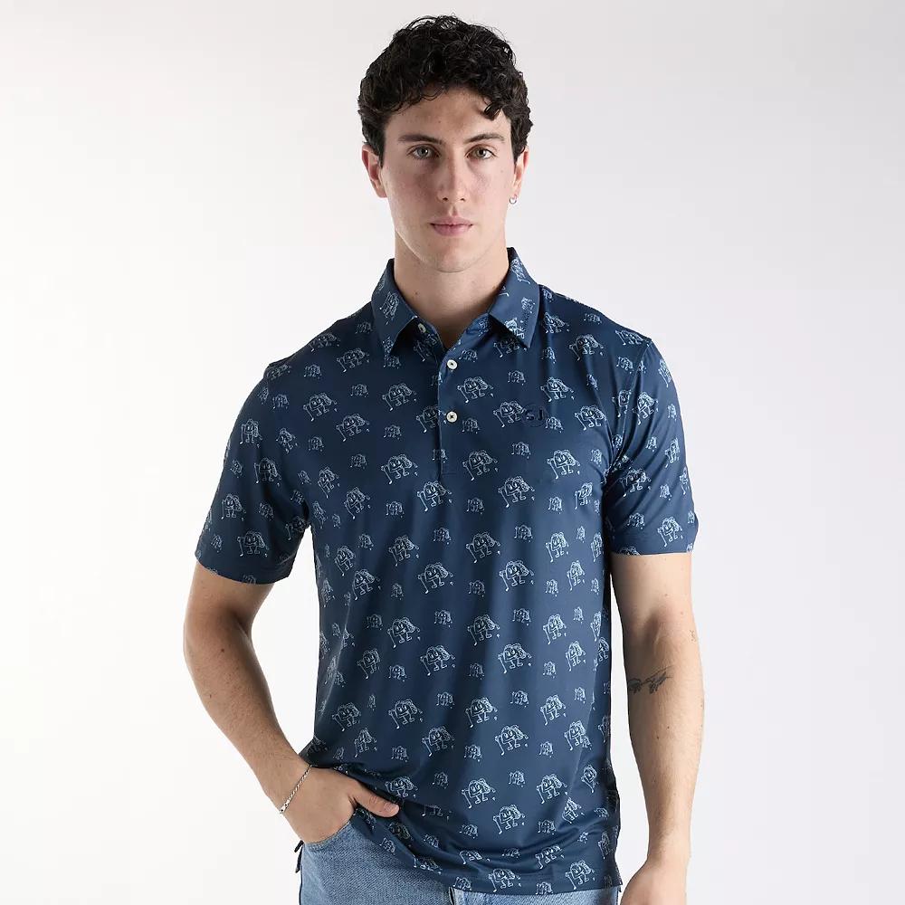 Mens SwingJuice Golf & Tacos Polo Blue Product Image