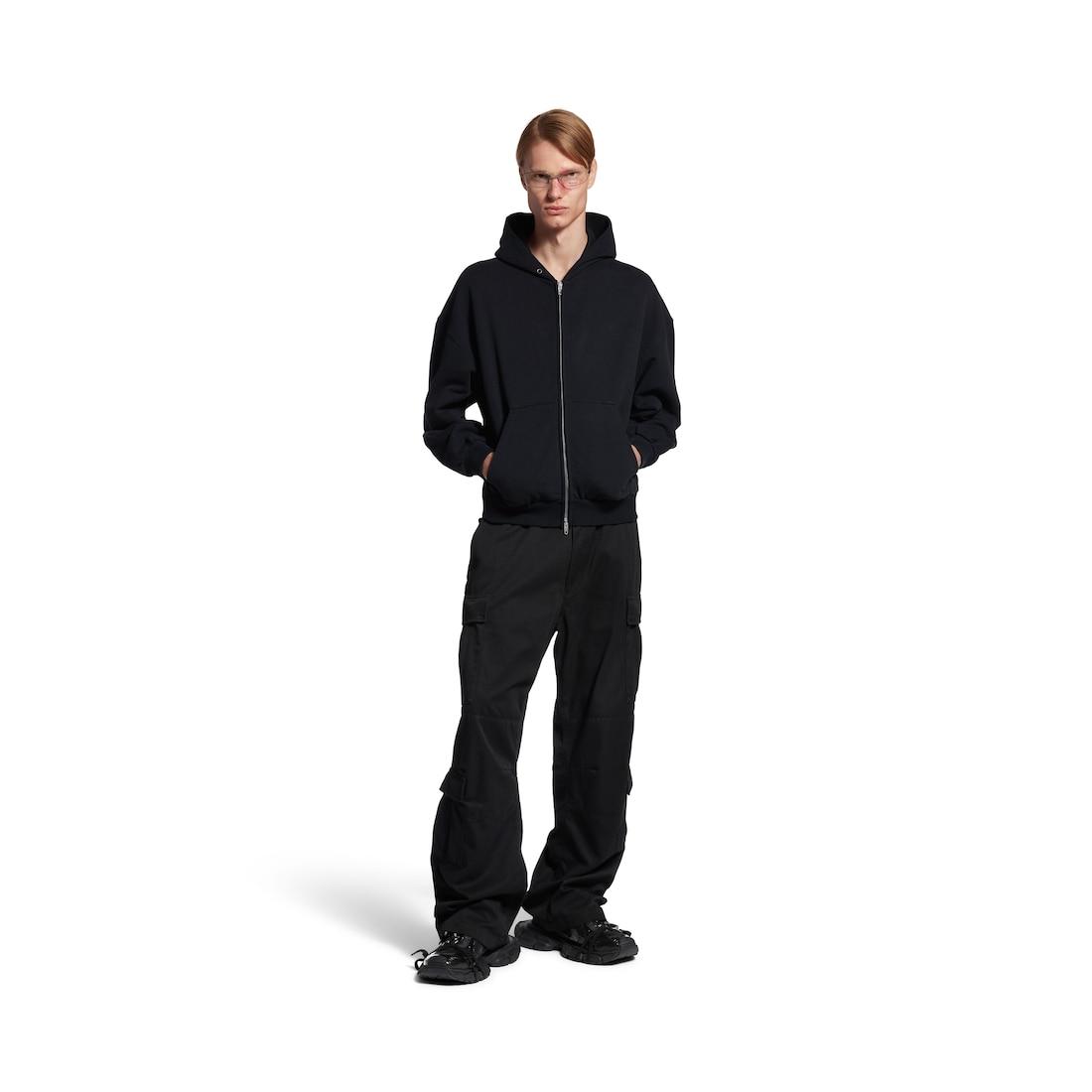 Women's Cargo Pants Regular Fit in Black Product Image