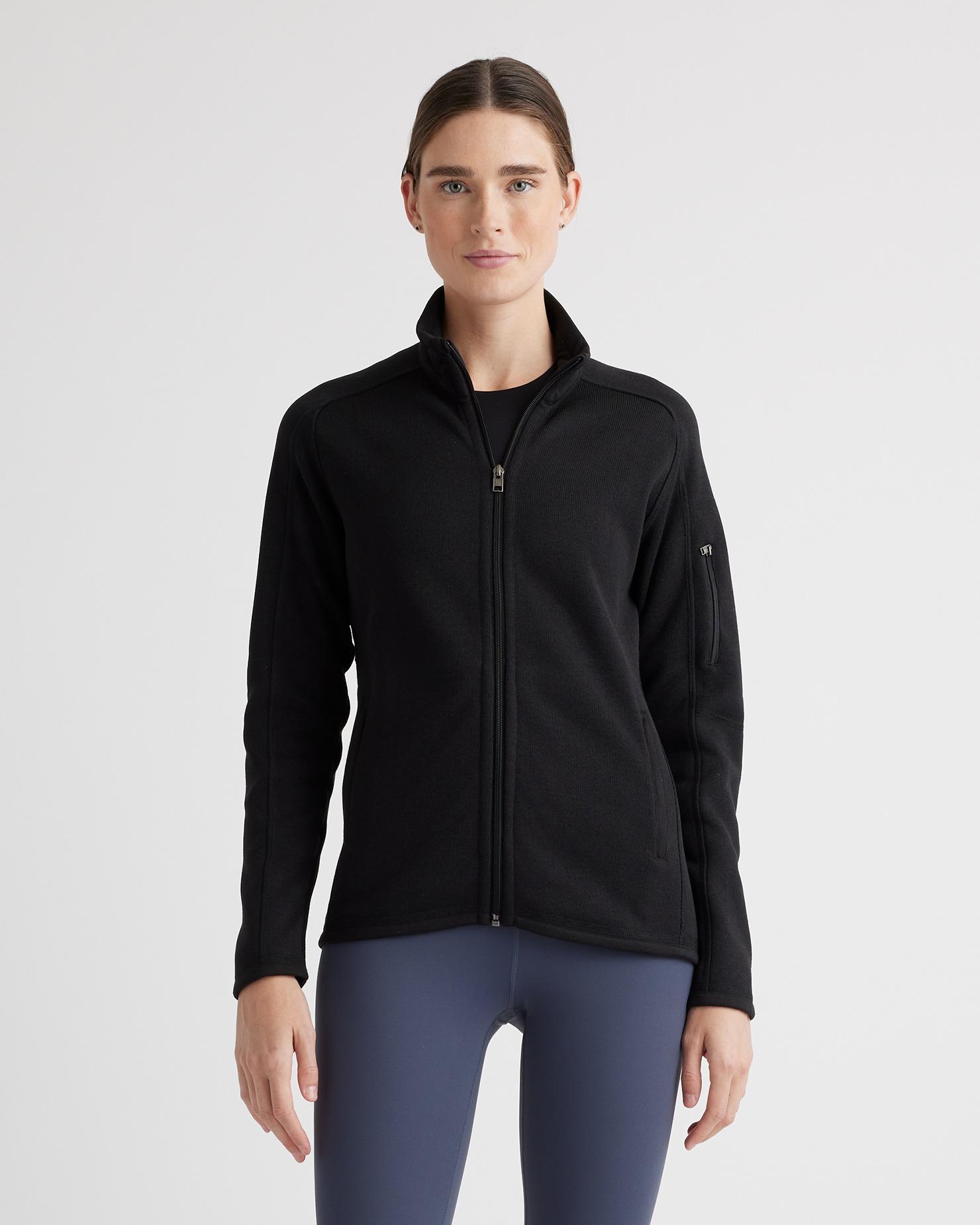 Quince | Women's Sweater-Knit Fleece Full-Zip Jacket Recycled Polyester Product Image