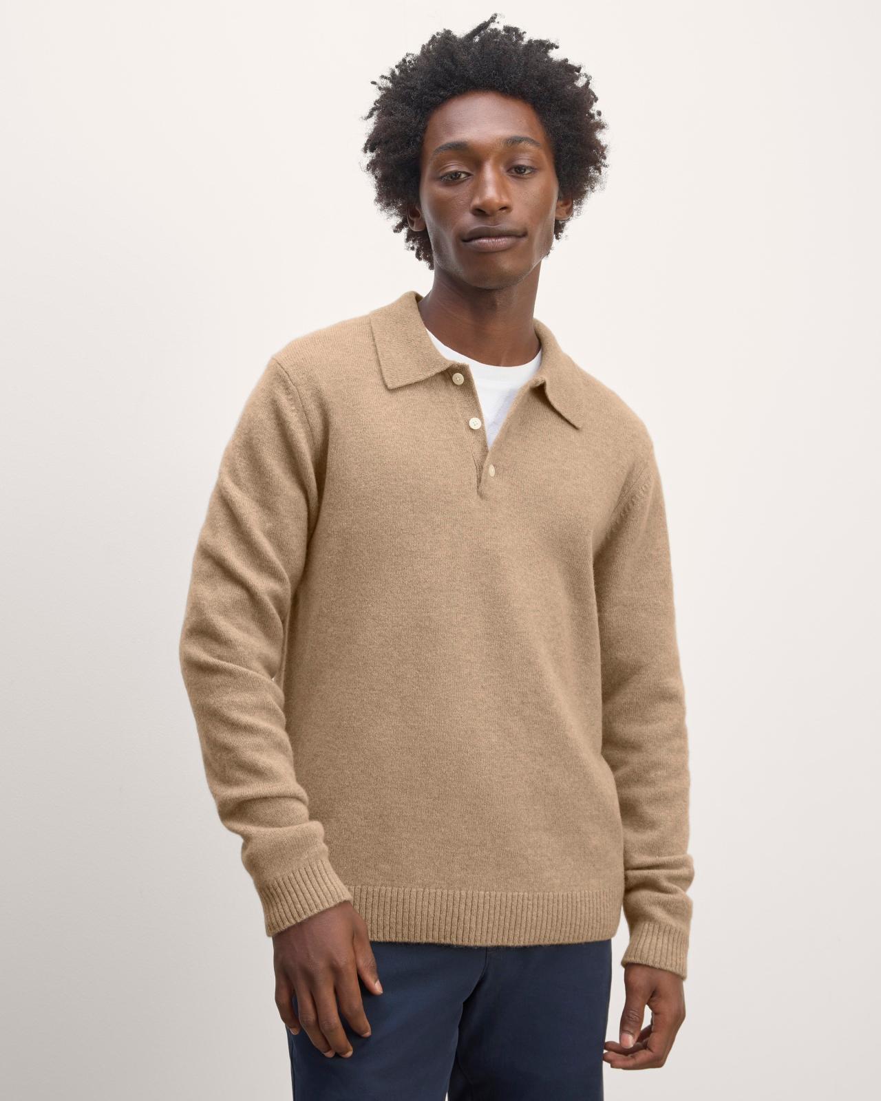 Mens Classic Polo in Luxe Merino T-Shirt by Everlane Product Image