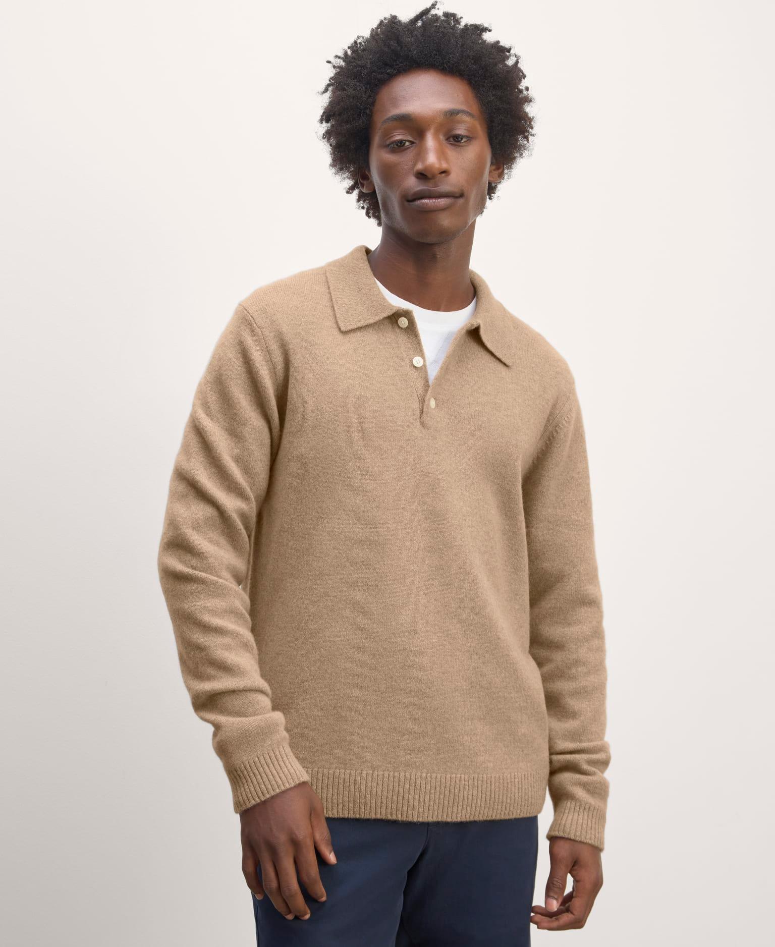 Mens Classic Polo in Luxe Merino T-Shirt by Everlane Product Image