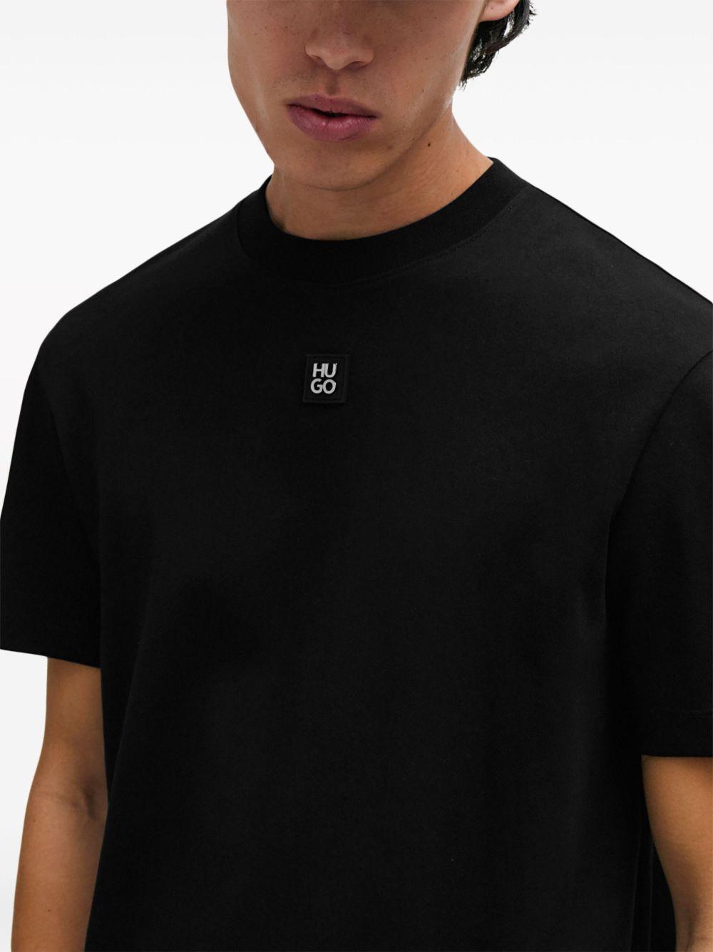 logo-patch cotton T-shirt Product Image