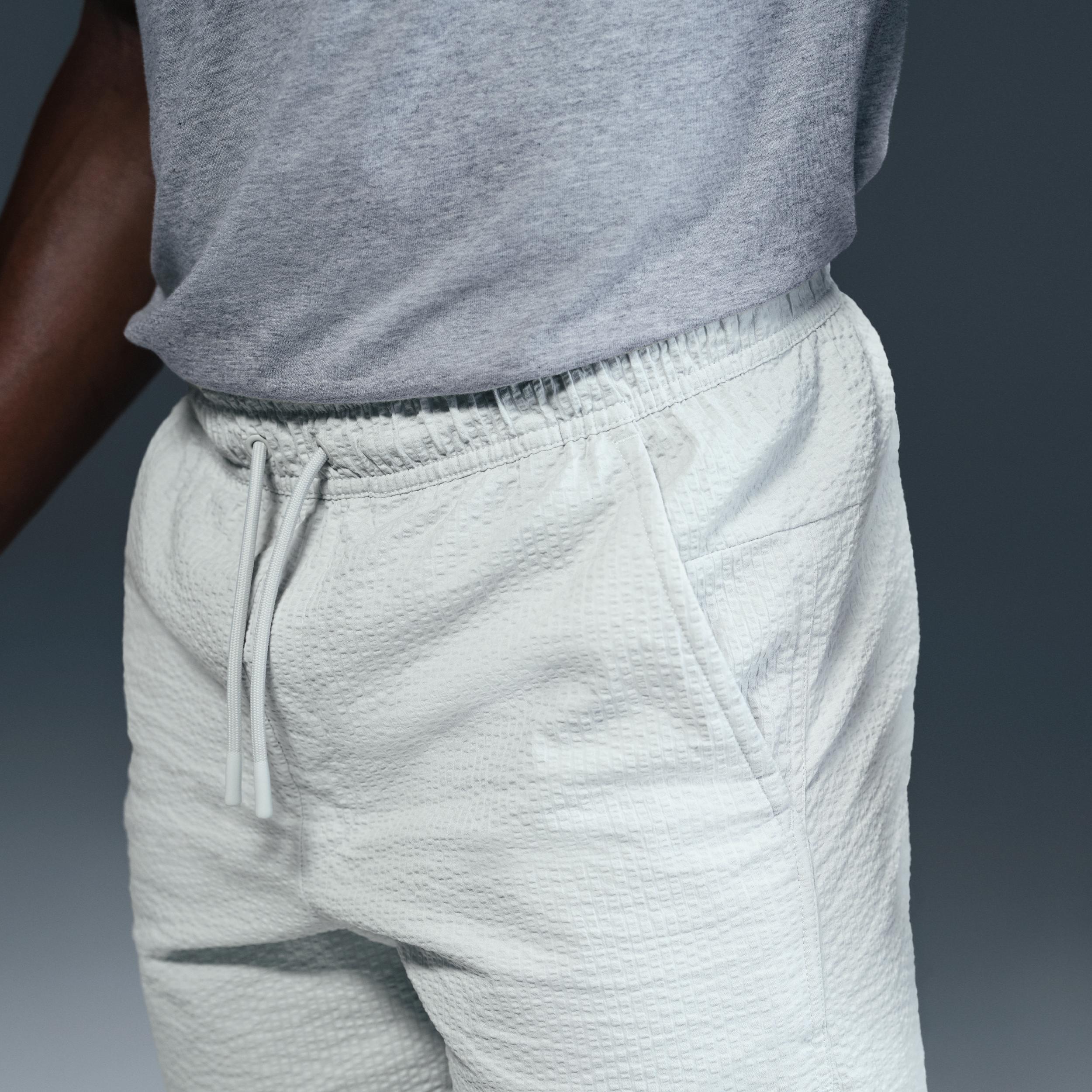 Nike Mens Unlimited Dri-FIT 5 Unlined Seersucker Versatile Shorts | HJ4091-025 Product Image