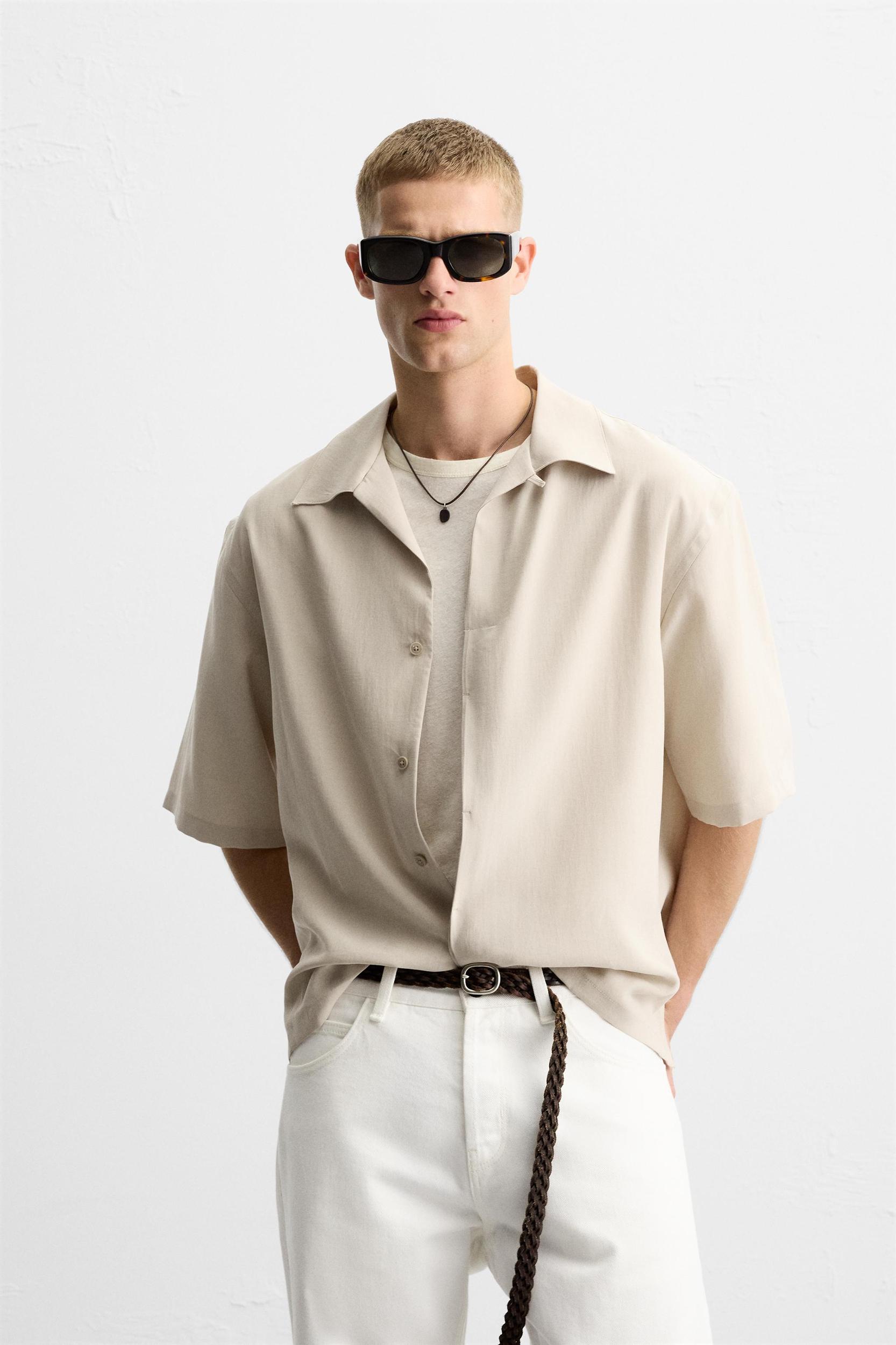 RELAXED FIT FLOWY SHIRT Product Image