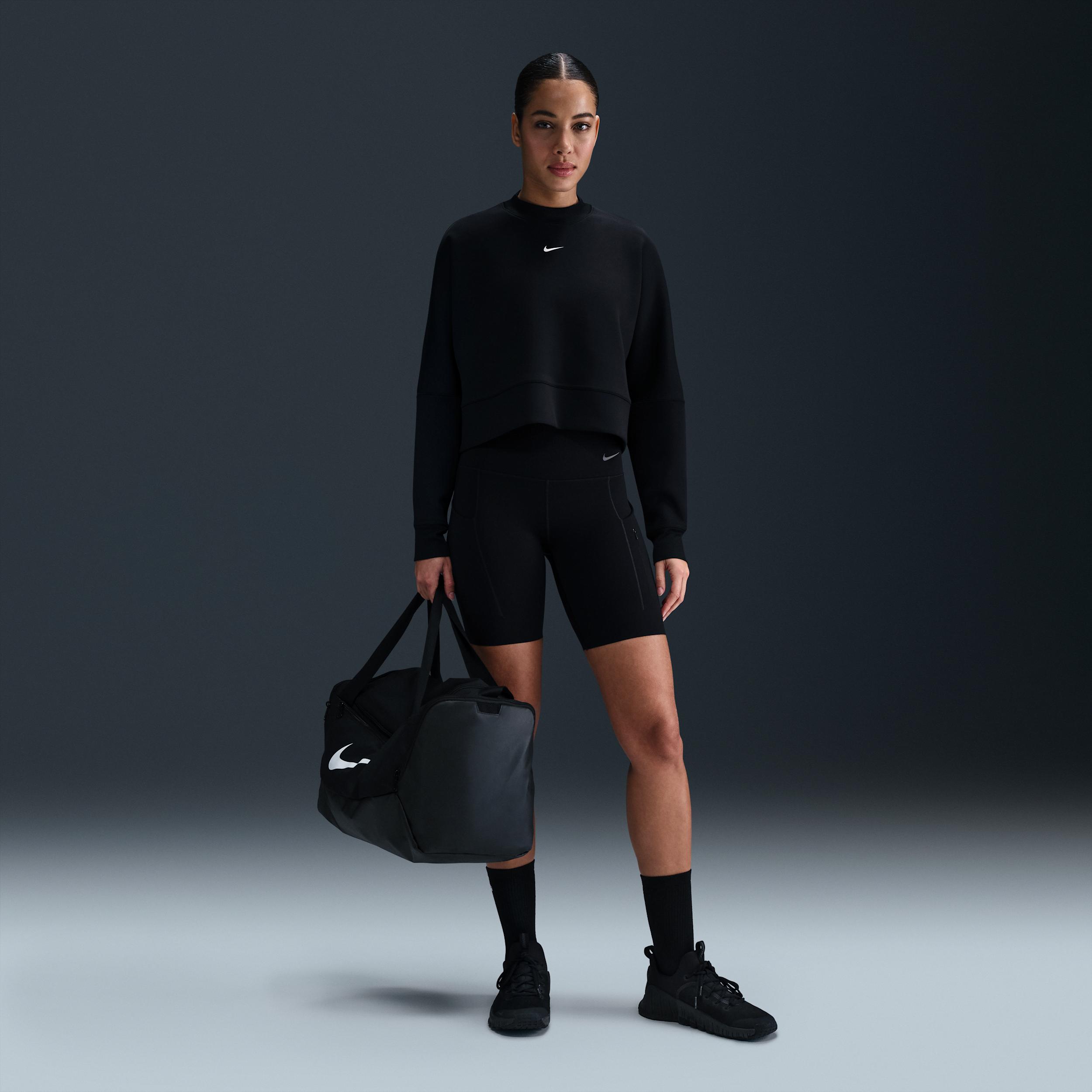 Nike Women's Prima Dri-FIT Oversized Crew-Neck Cropped Top Product Image