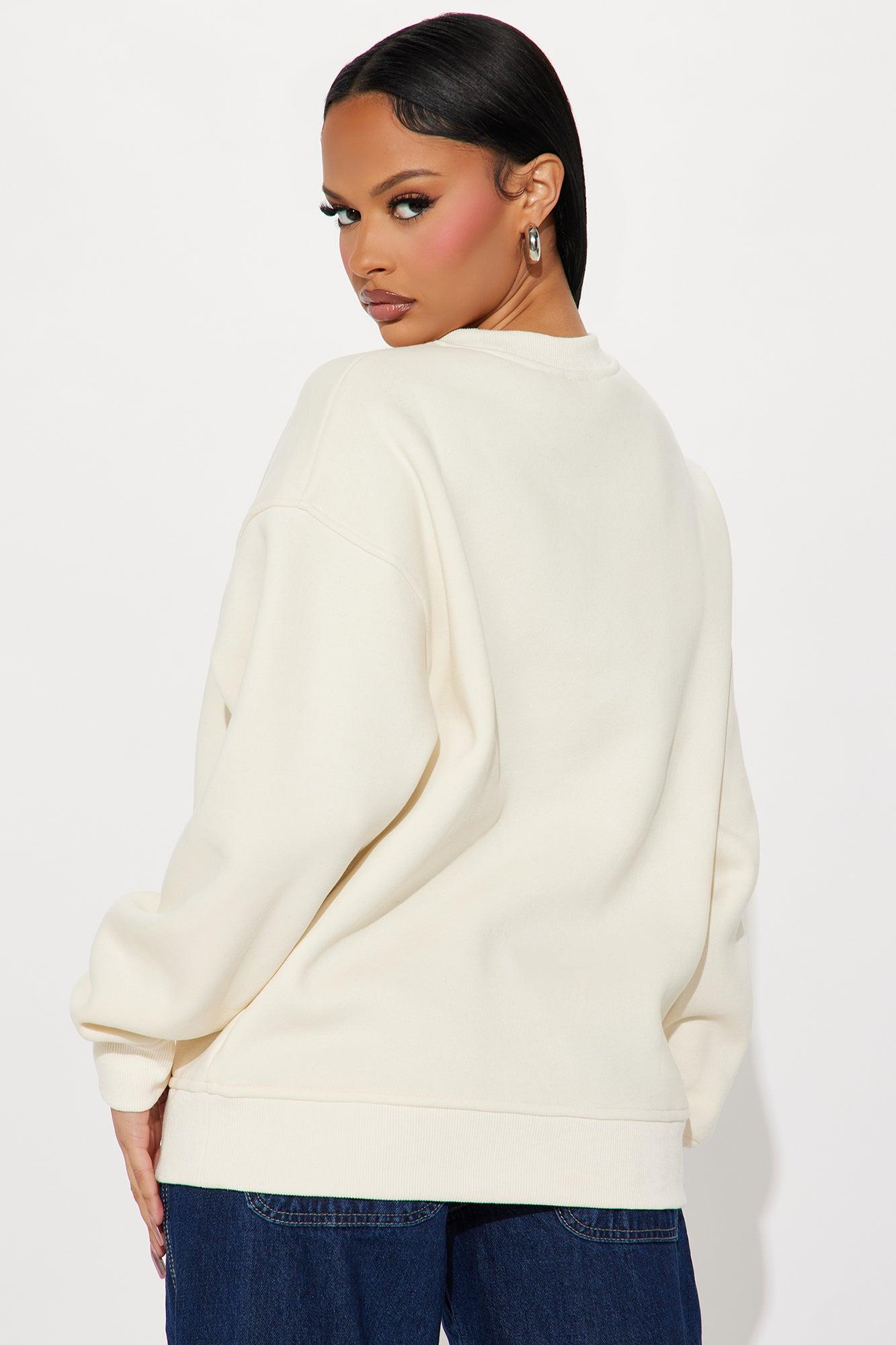 Lobster Livin' Crewneck Sweatshirt - Cream Product Image