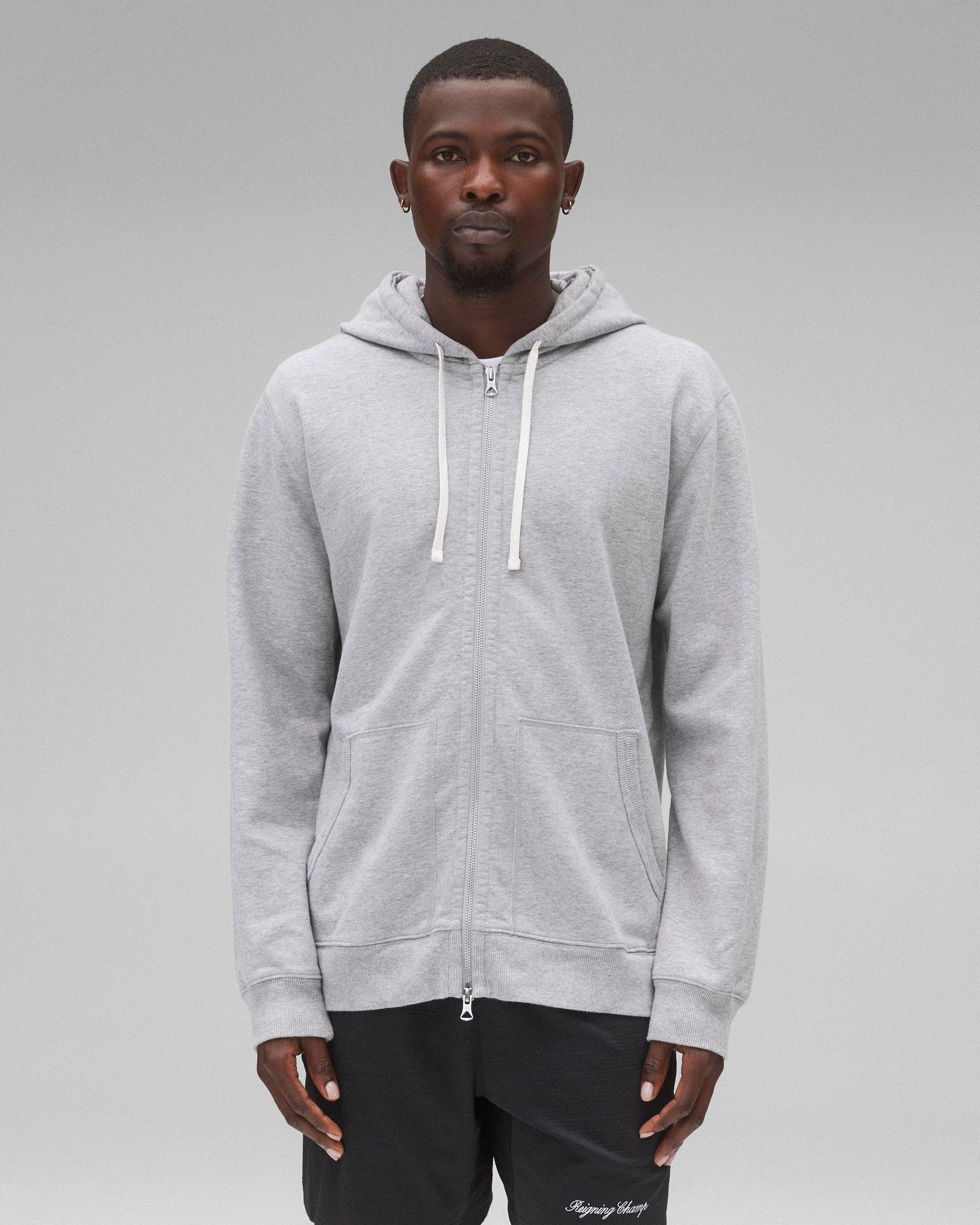 Midweight Terry Classic Full Zip Hoodie - Vault Male Product Image