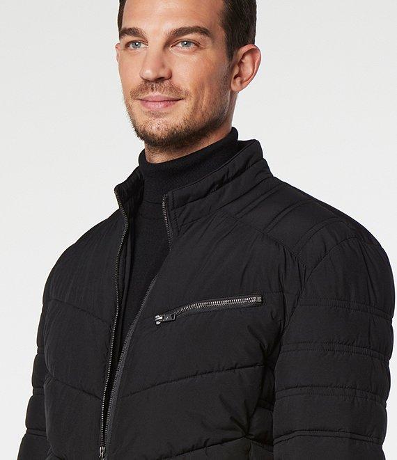 Andrew Marc Sport Winslow Quilted Moto Jacket Product Image