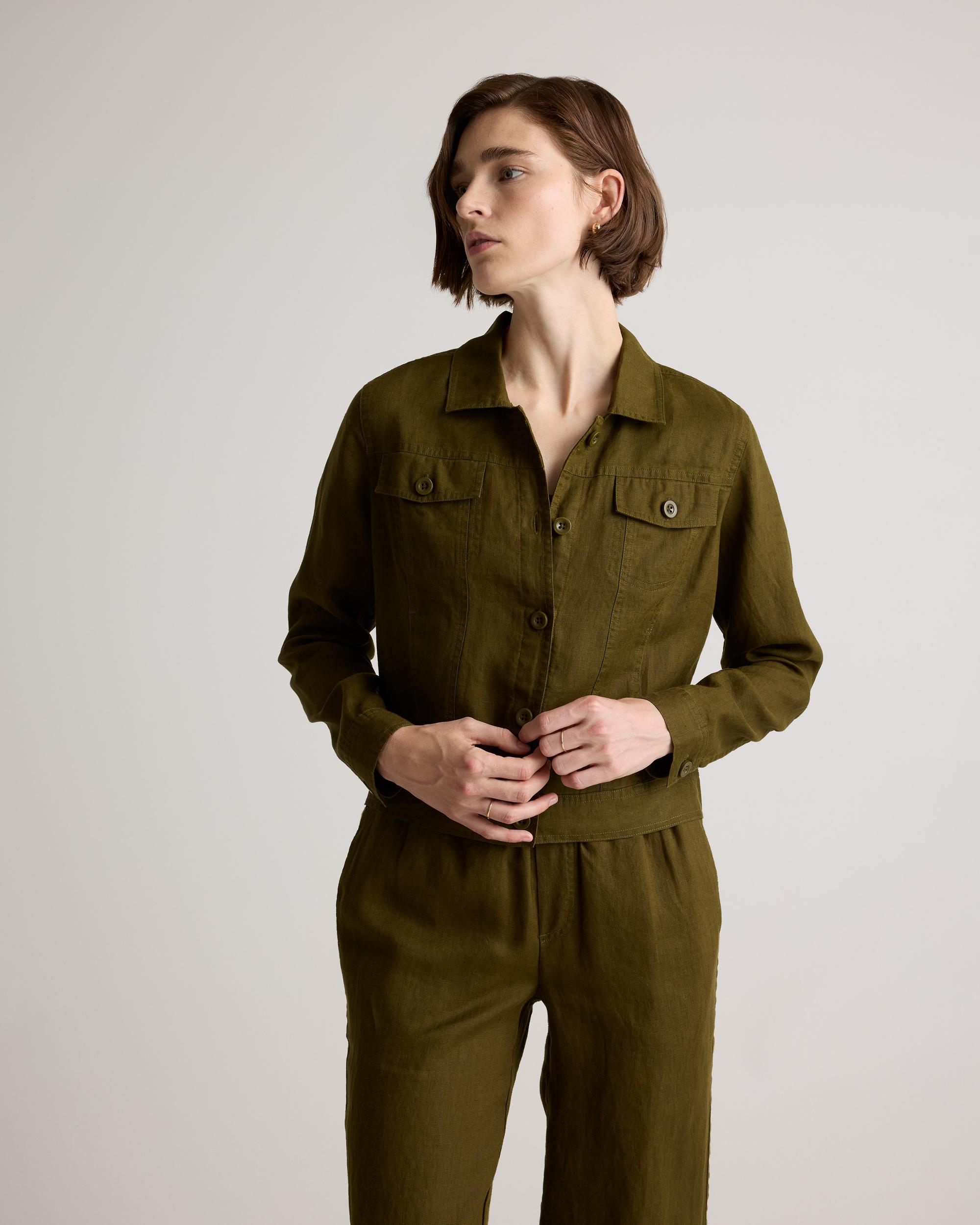 Quince | Women's 100% European Linen Jacket Product Image