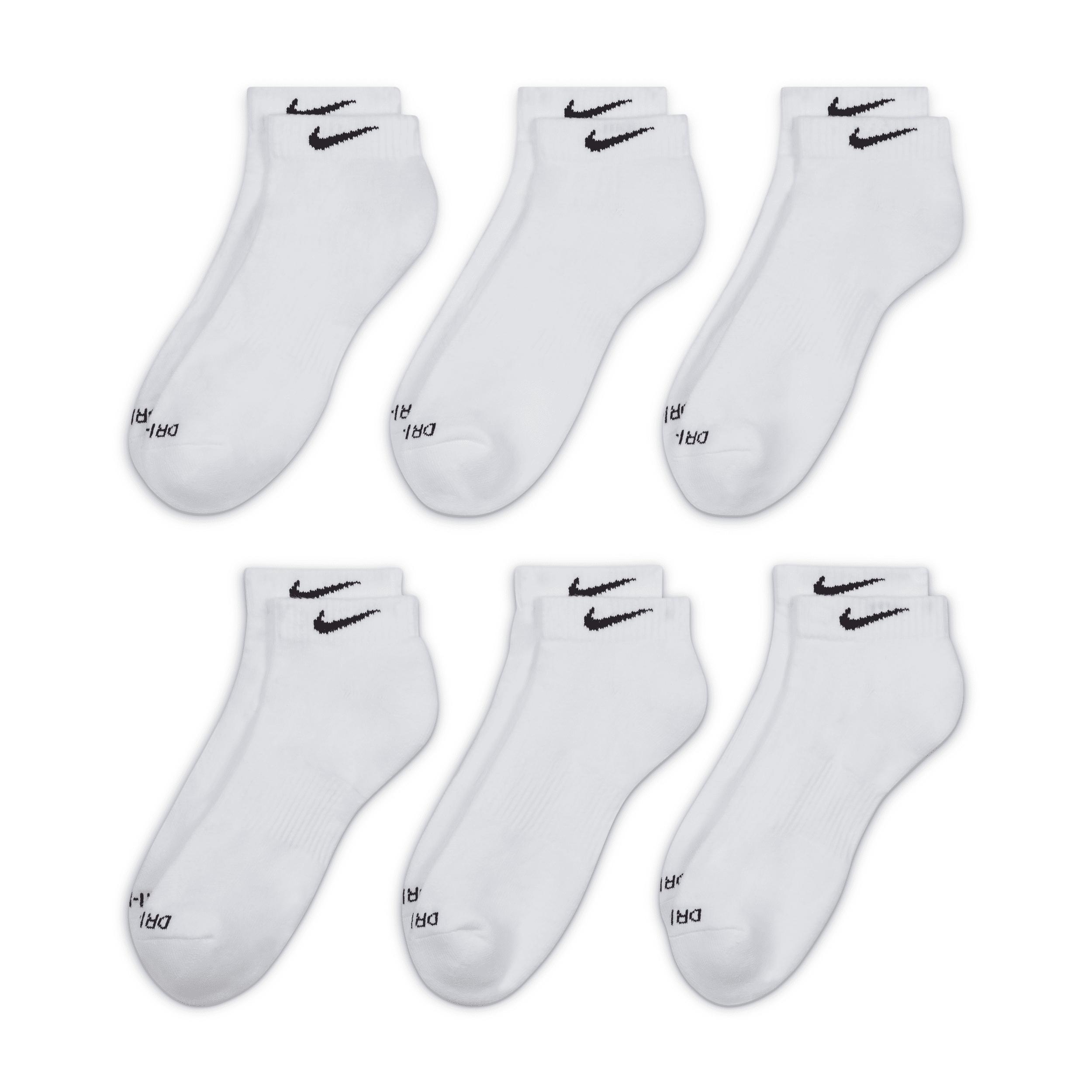 Nike Unisex Everyday Plus Cushioned Training Low Socks (6 Pairs) | SX7042-100 Product Image