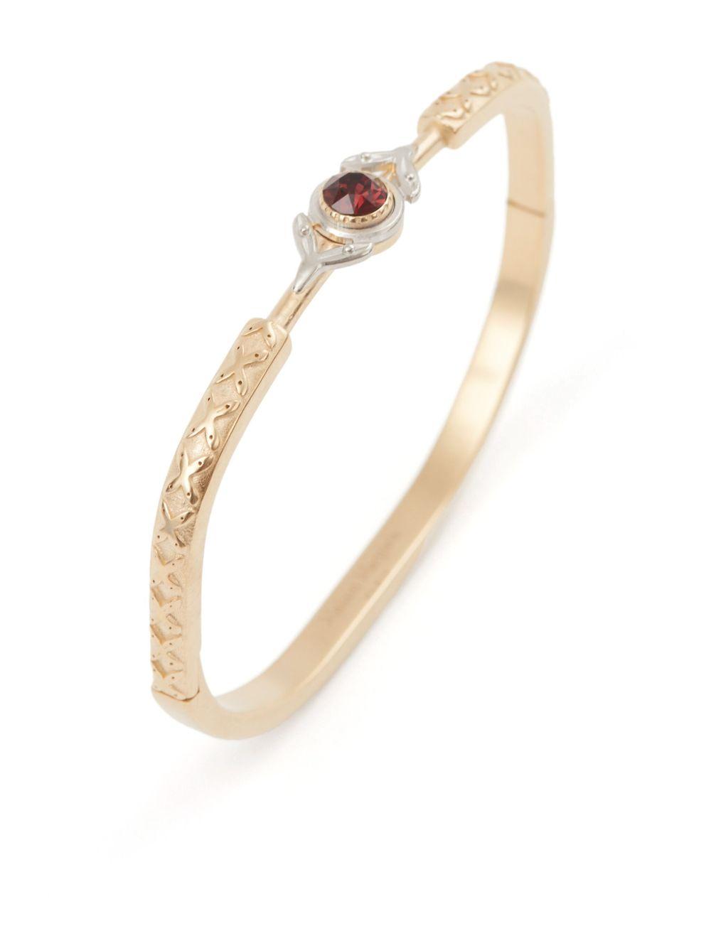 crystal-embellished engraved bracelet Product Image