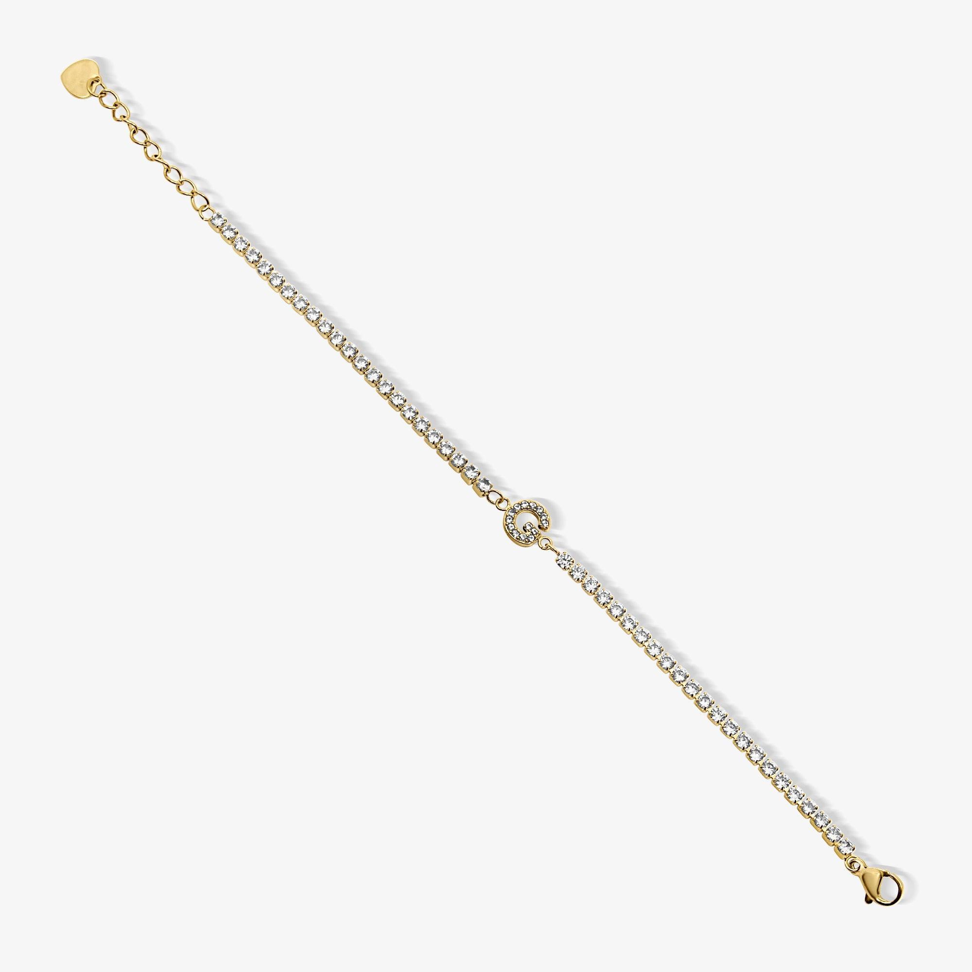 Icy Initial Tennis Bracelet Product Image