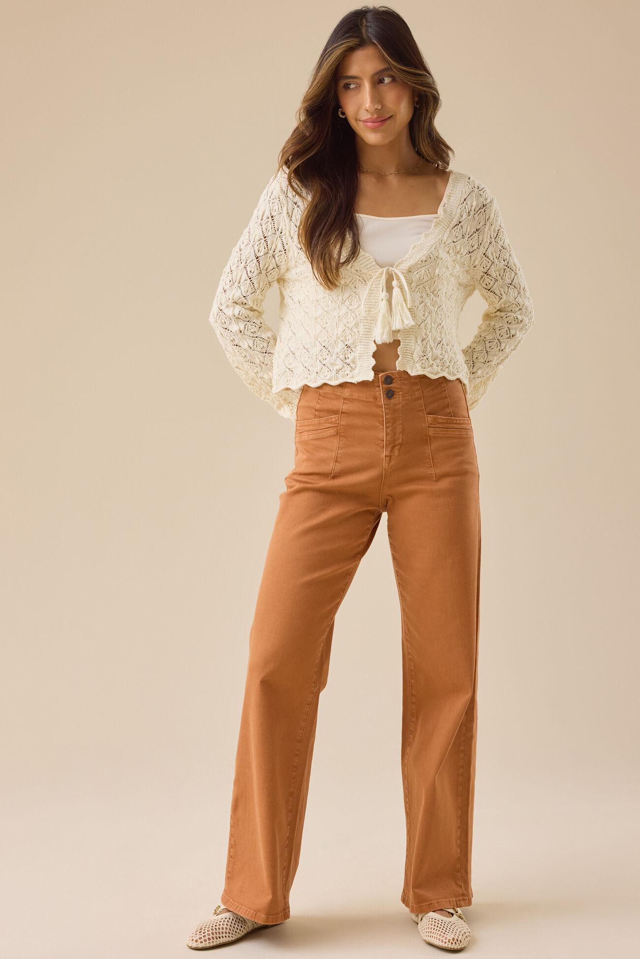 Gabi Double Button Pant Product Image