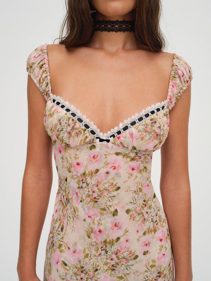 Emmaline Maxi Dress — Yellow Product Image