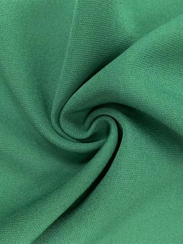 A-Line High Waisted Pleated Solid Color Split-Joint Round-Neck Maxi Dresses Product Image