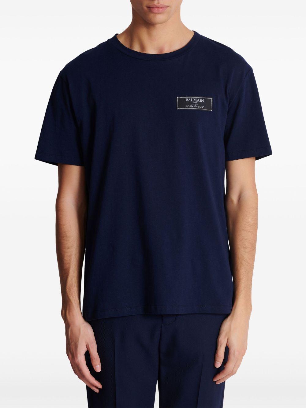 logo-tag cotton T-shirt Product Image