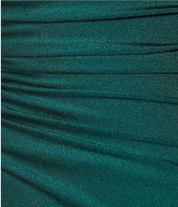 Honey and Rosie Square Neck Ruched Side Midi Dress Product Image