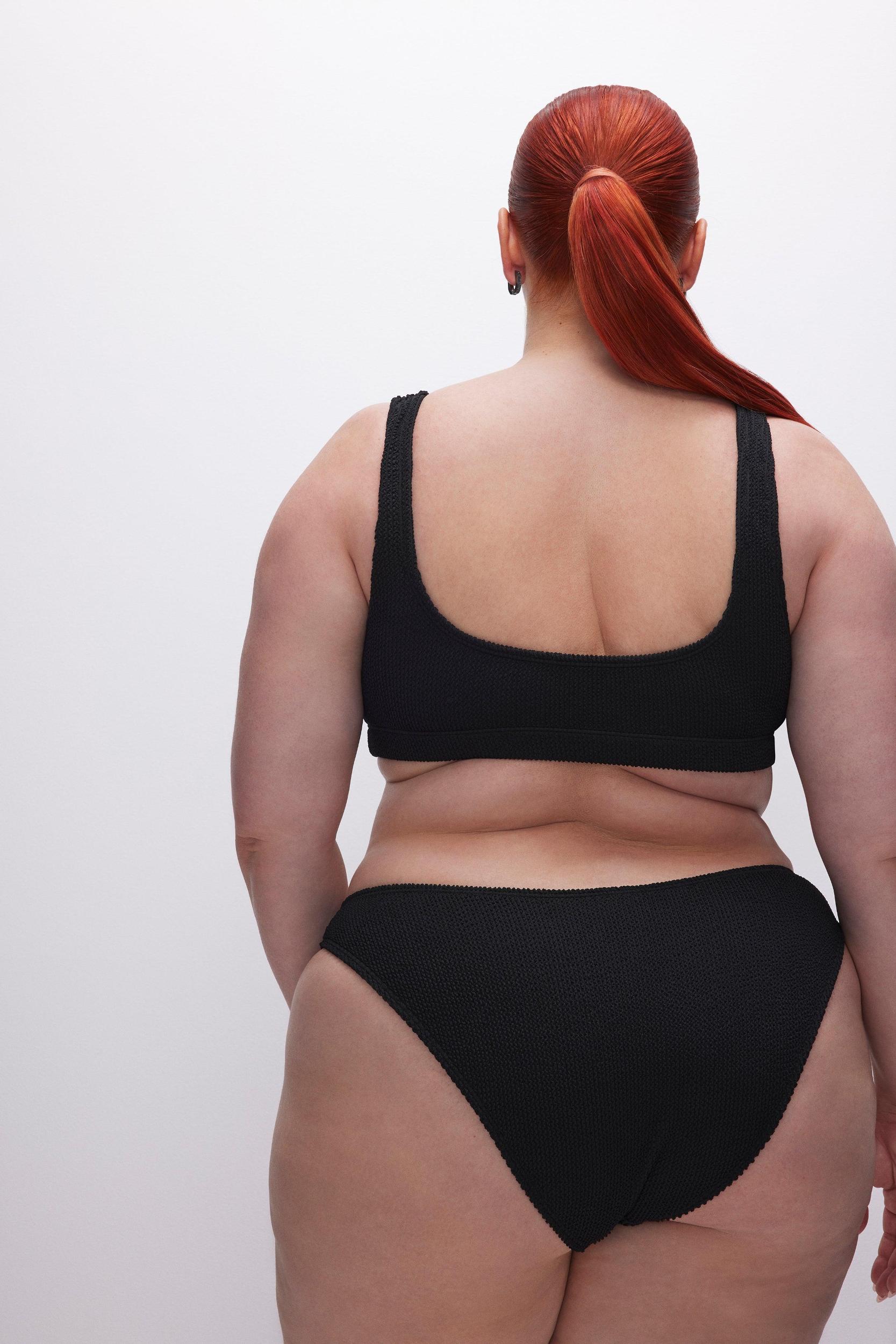 ALWAYS FITS SCOOP BIKINI TOP | BLACK001 Product Image