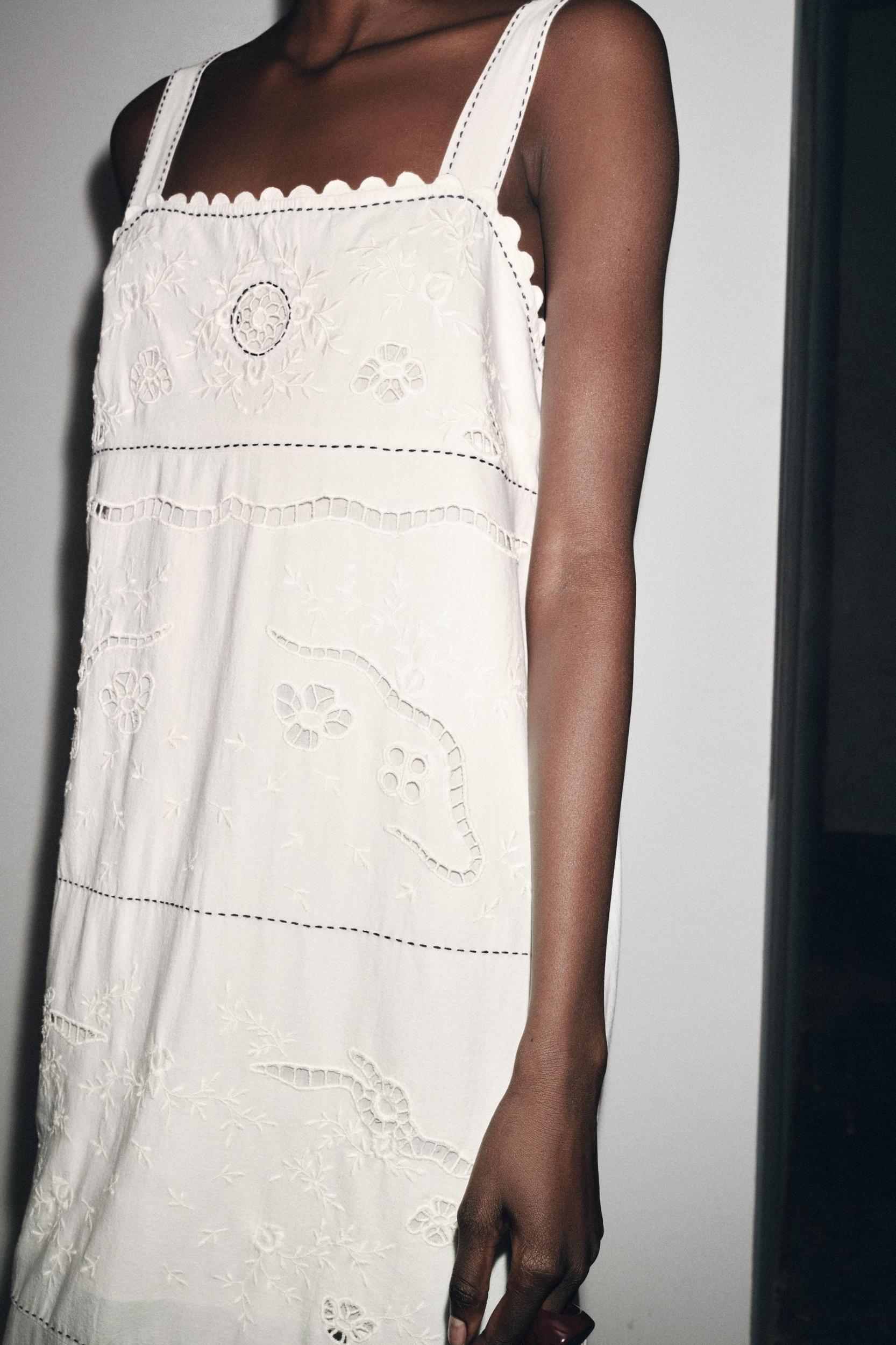 ZW COLLECTION EMBROIDERED STITCH DRESS Product Image