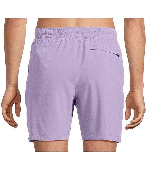 Faherty Shorelite Solid 7#double; Inseam Swim Trunks Product Image