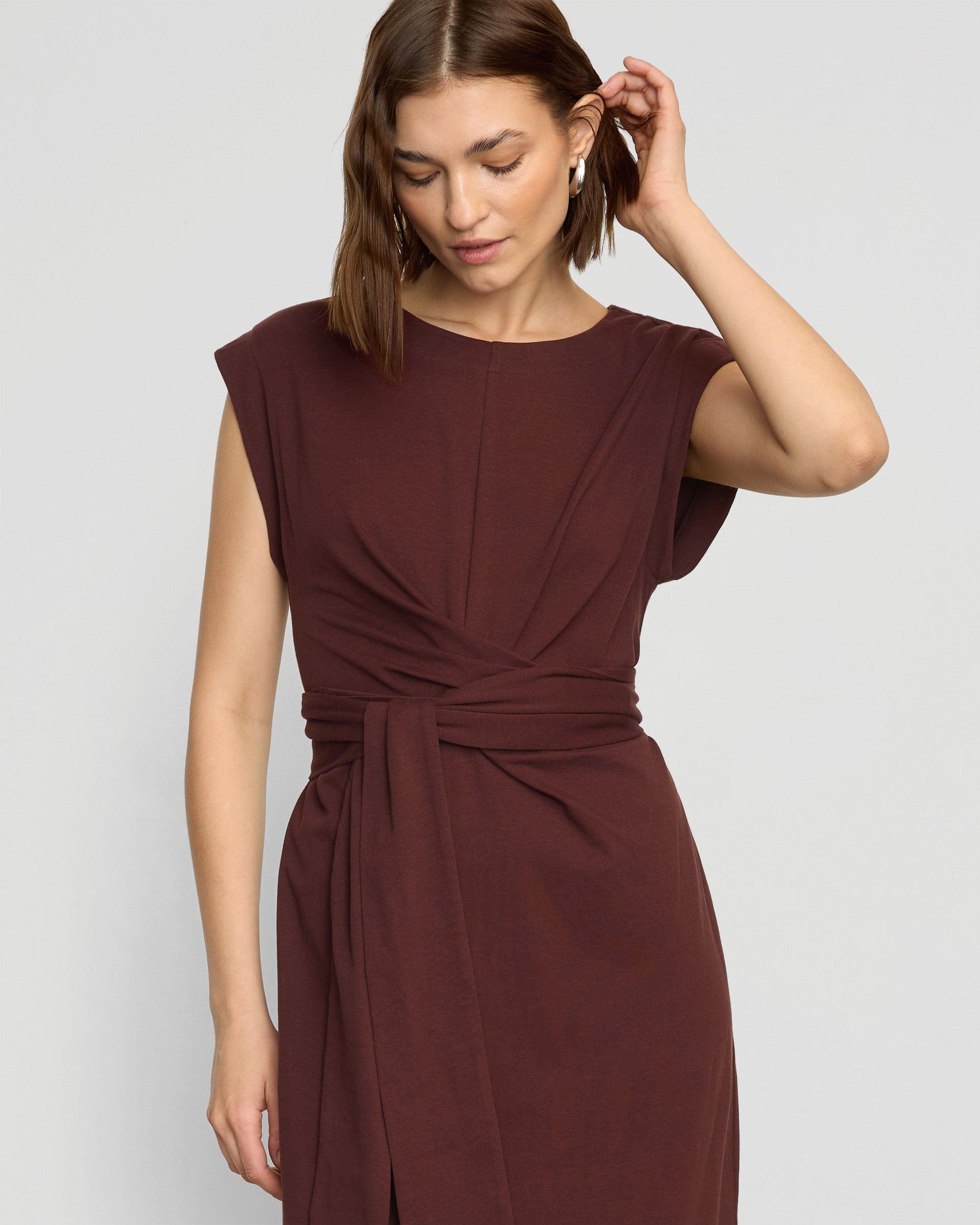 Fei Tie-Front Organic Cotton Dress Product Image